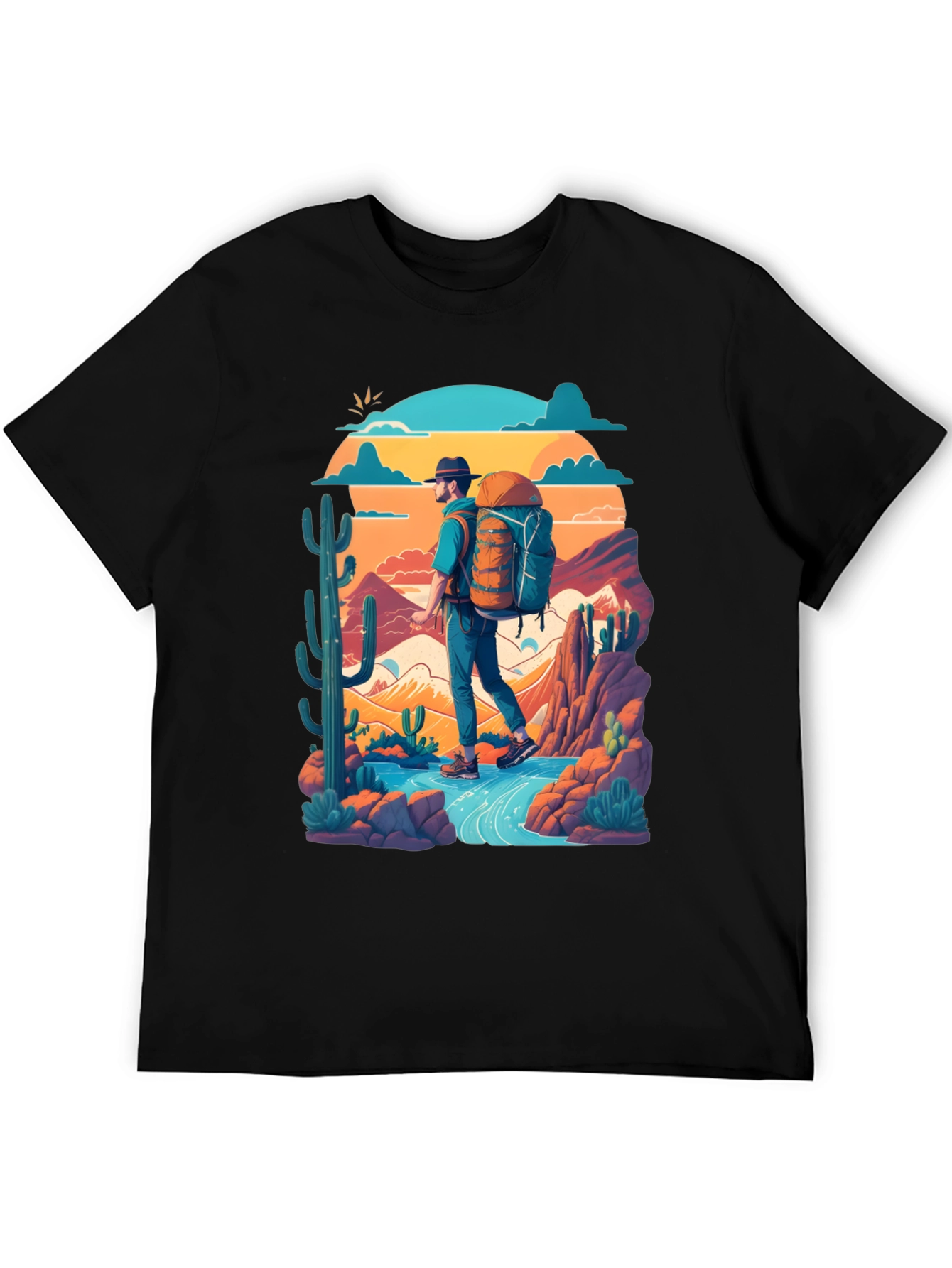 Hiking Adventure Graphic T-Shirt