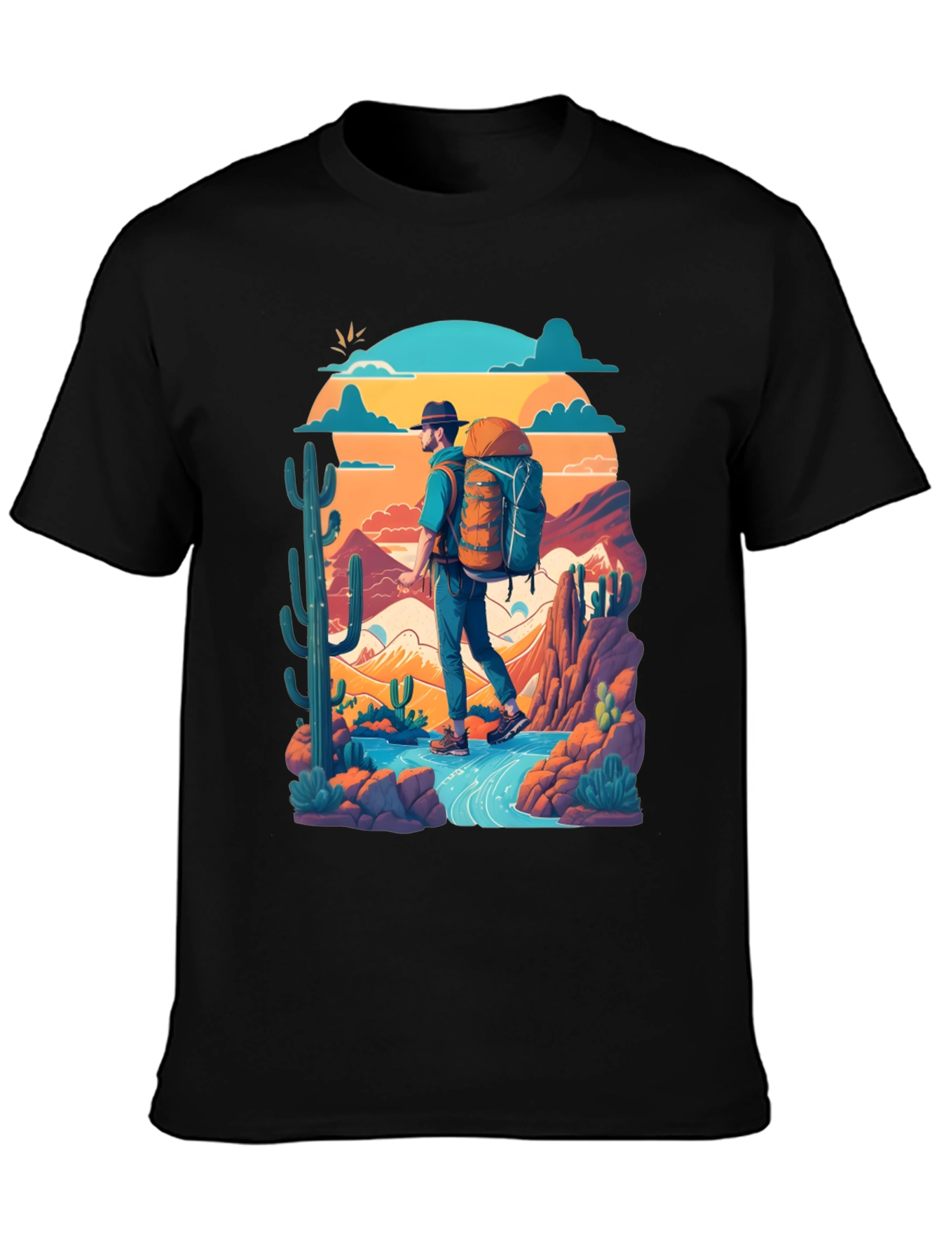 Hiking Adventure Graphic T-Shirt