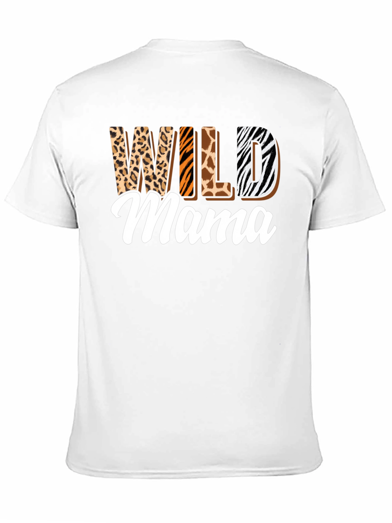 Wild Mama Animal Print Graphic T-Shirt