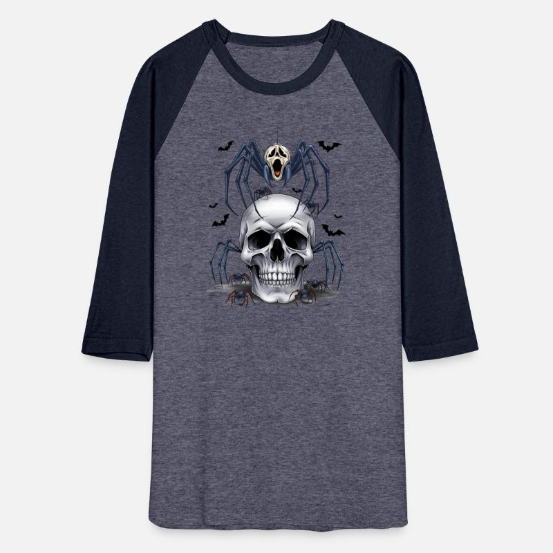 Skull Spider Scream Horror Bats Halloween Spooky