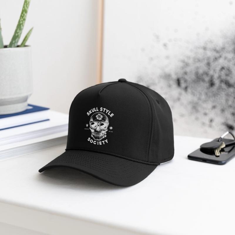 skull style society clean white