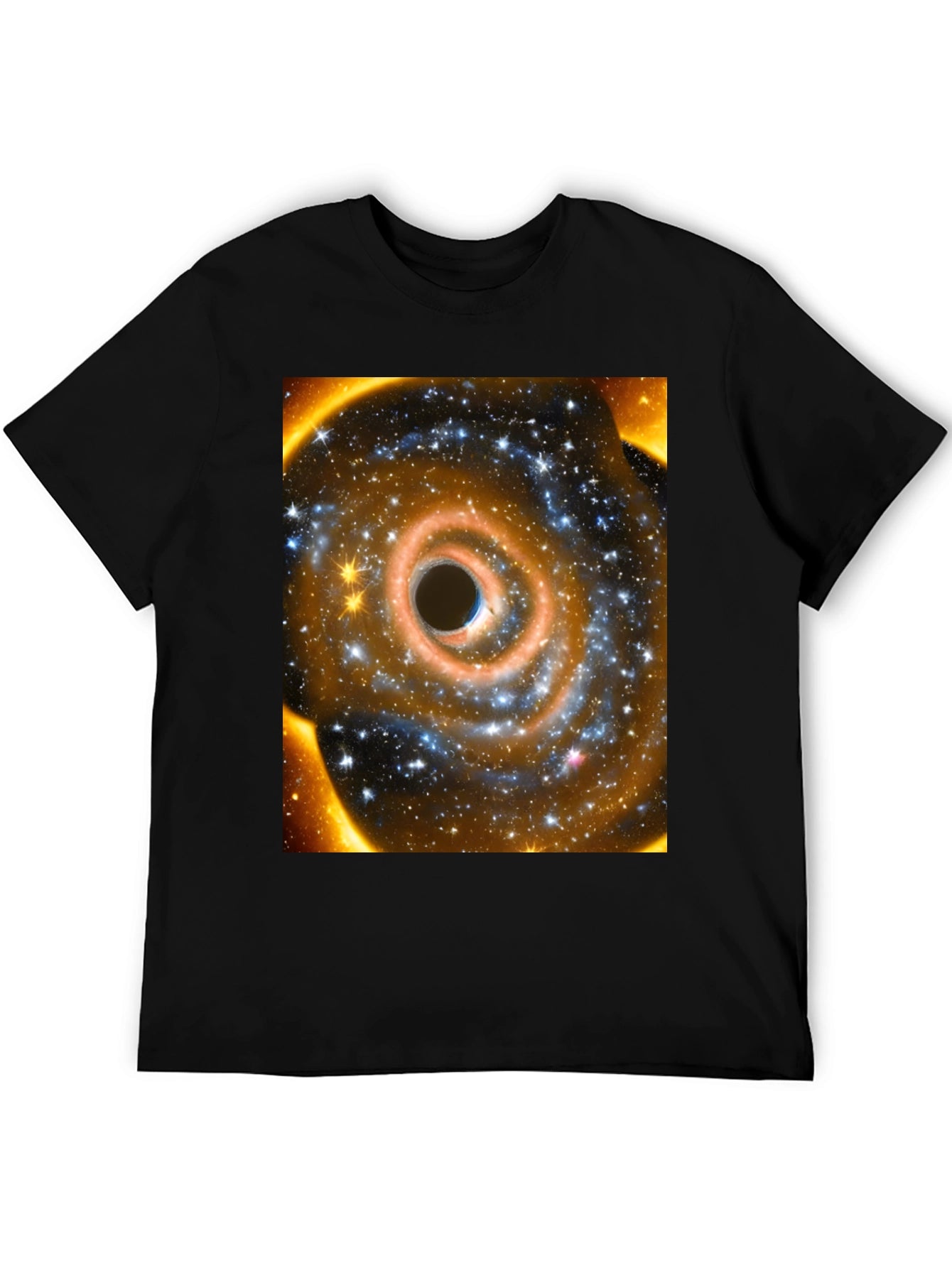 Black Hole T-Shirt - Galaxy Space Print