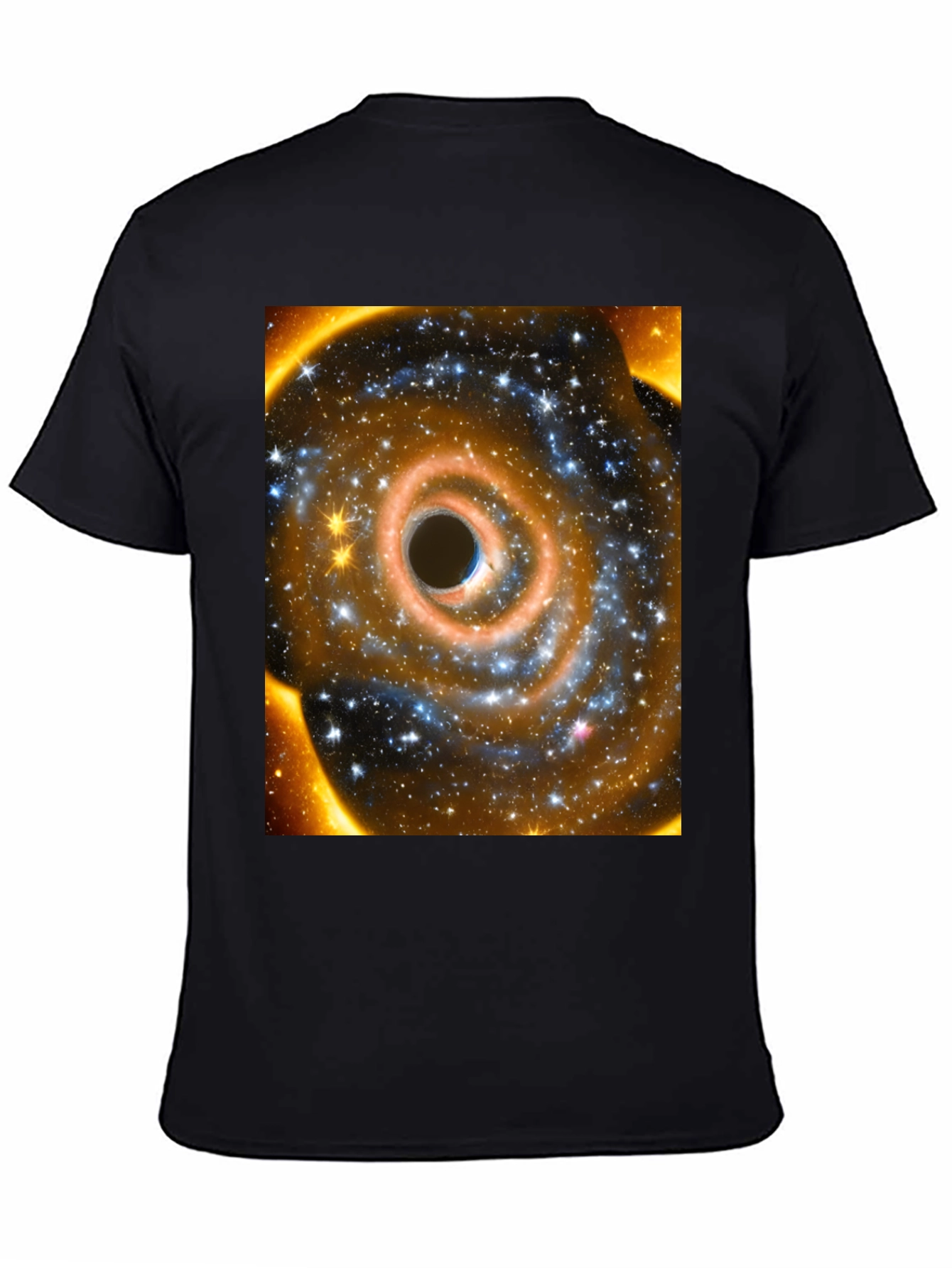 Black Hole T-Shirt - Galaxy Space Print