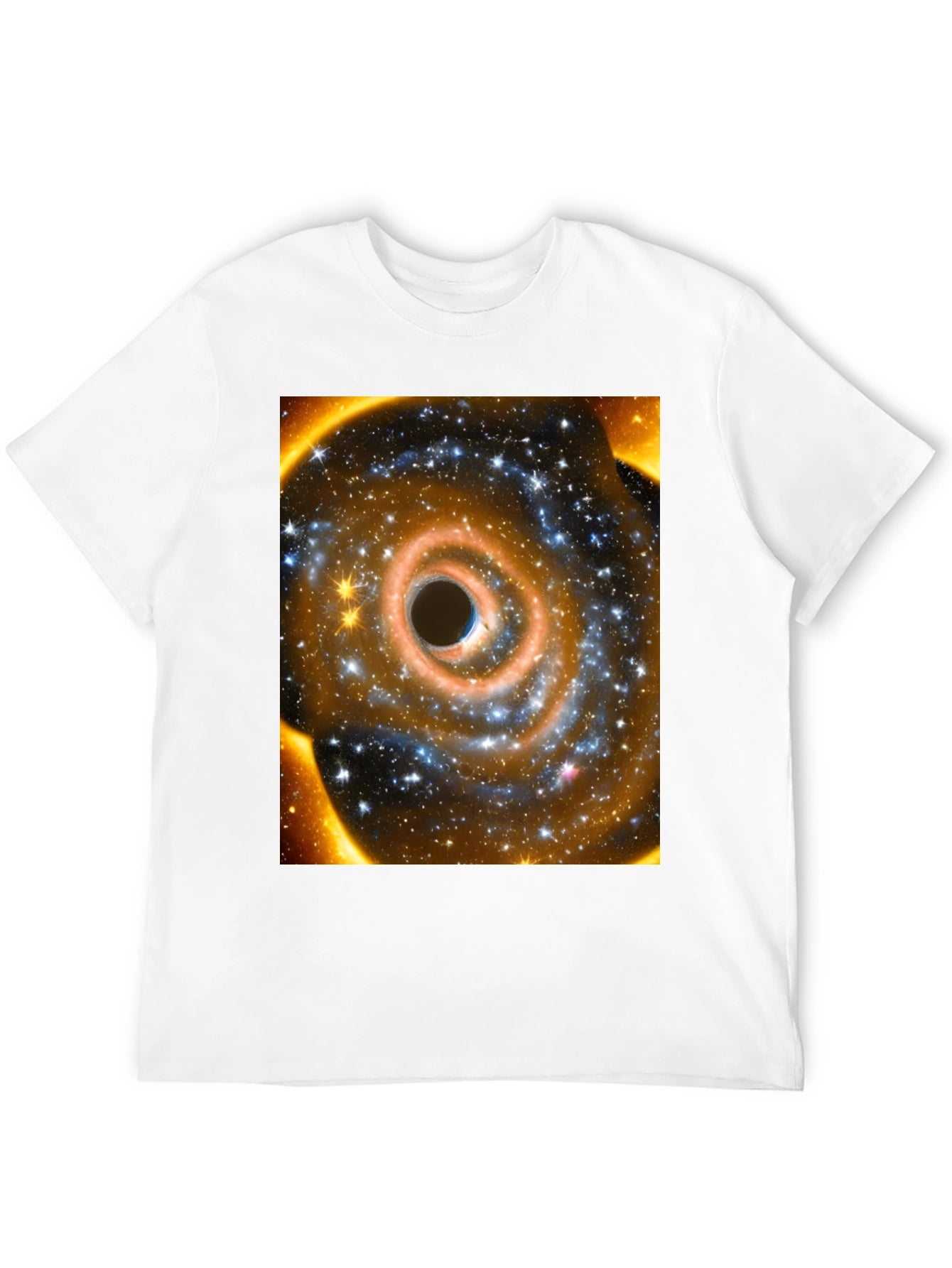 Black Hole T-Shirt - Galaxy Space Print