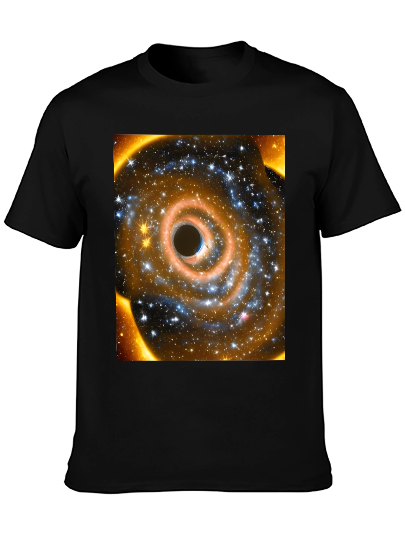 Black Hole T-Shirt - Galaxy Space Print