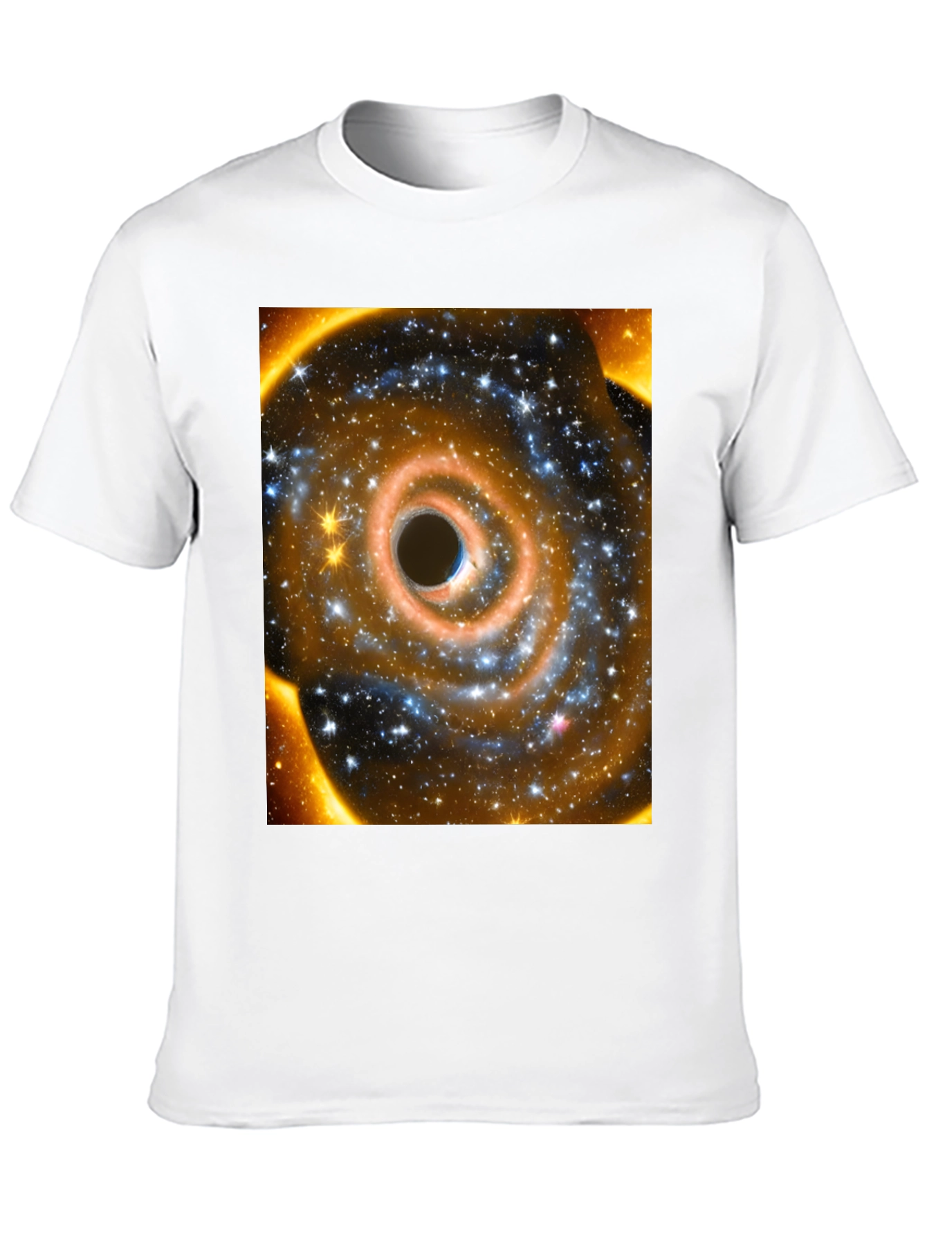 Black Hole T-Shirt - Galaxy Space Print