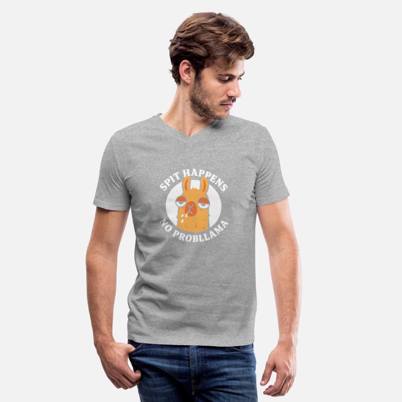 Sleepy Llama SPIT HAPPENS Humorous Llama