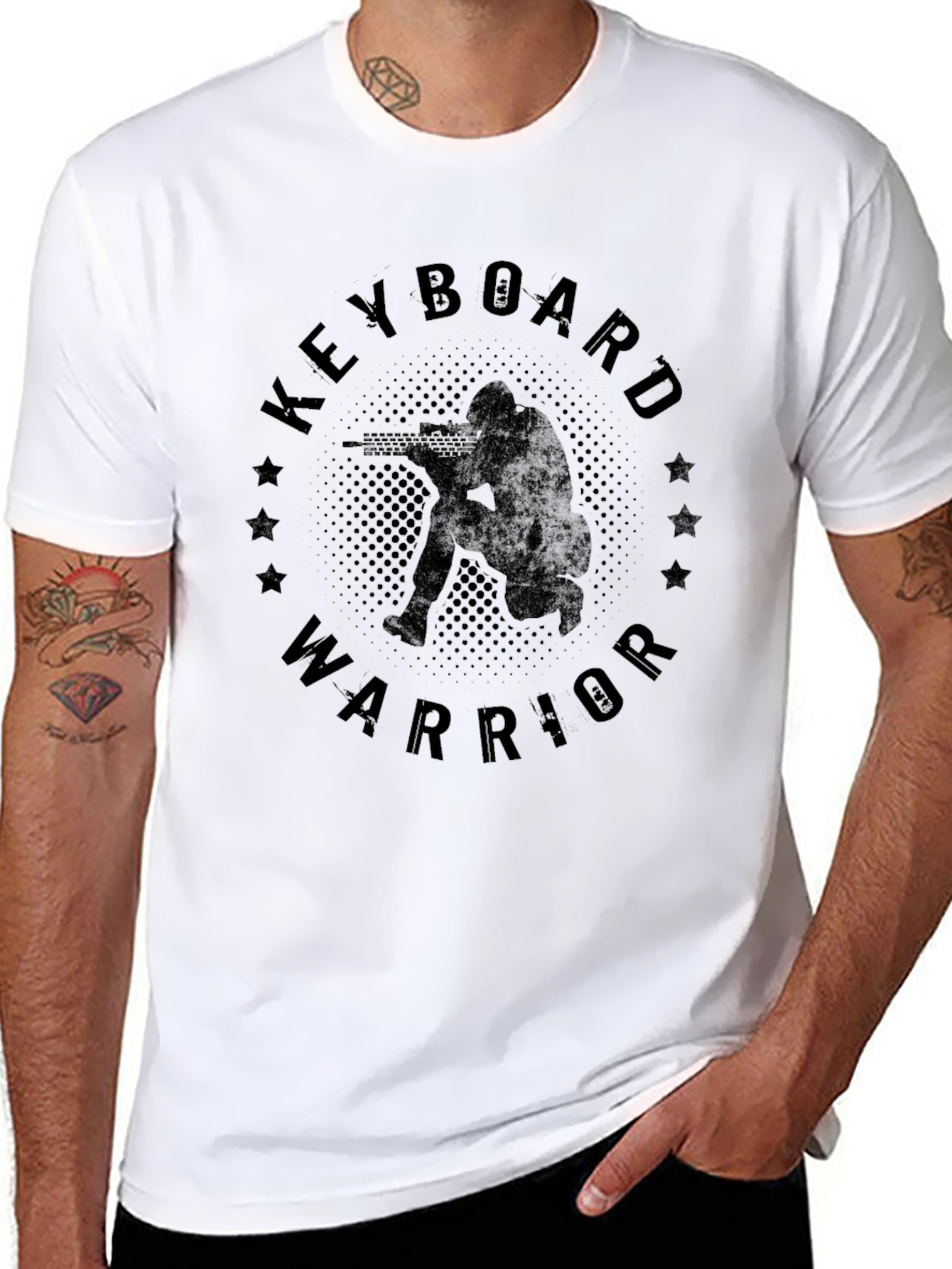 Keyboard Warrior T-Shirt - Black