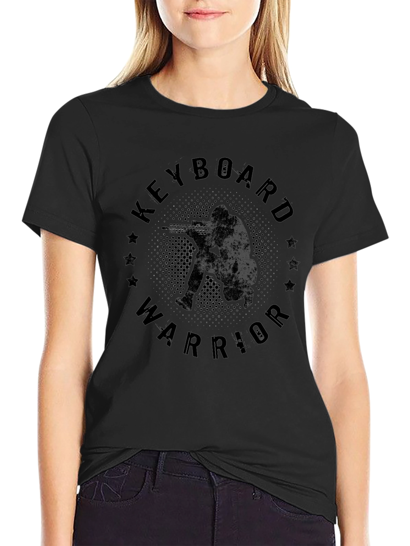 Keyboard Warrior T-Shirt - Black