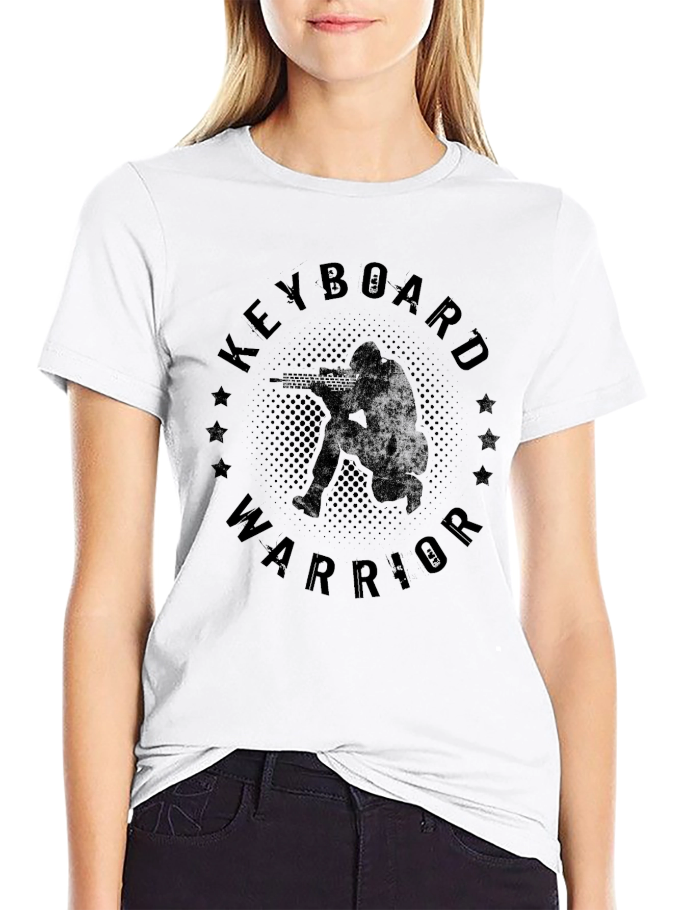 Keyboard Warrior T-Shirt - Black