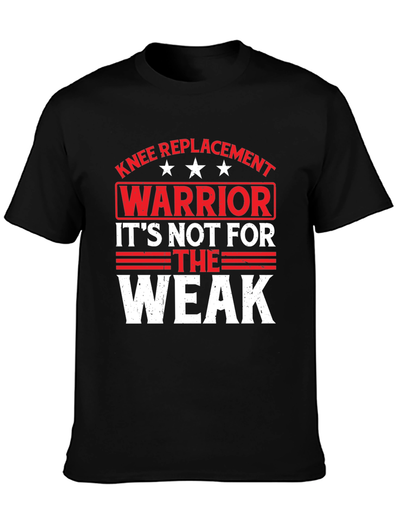 Knee Replacement Warrior Graphic T-Shirt