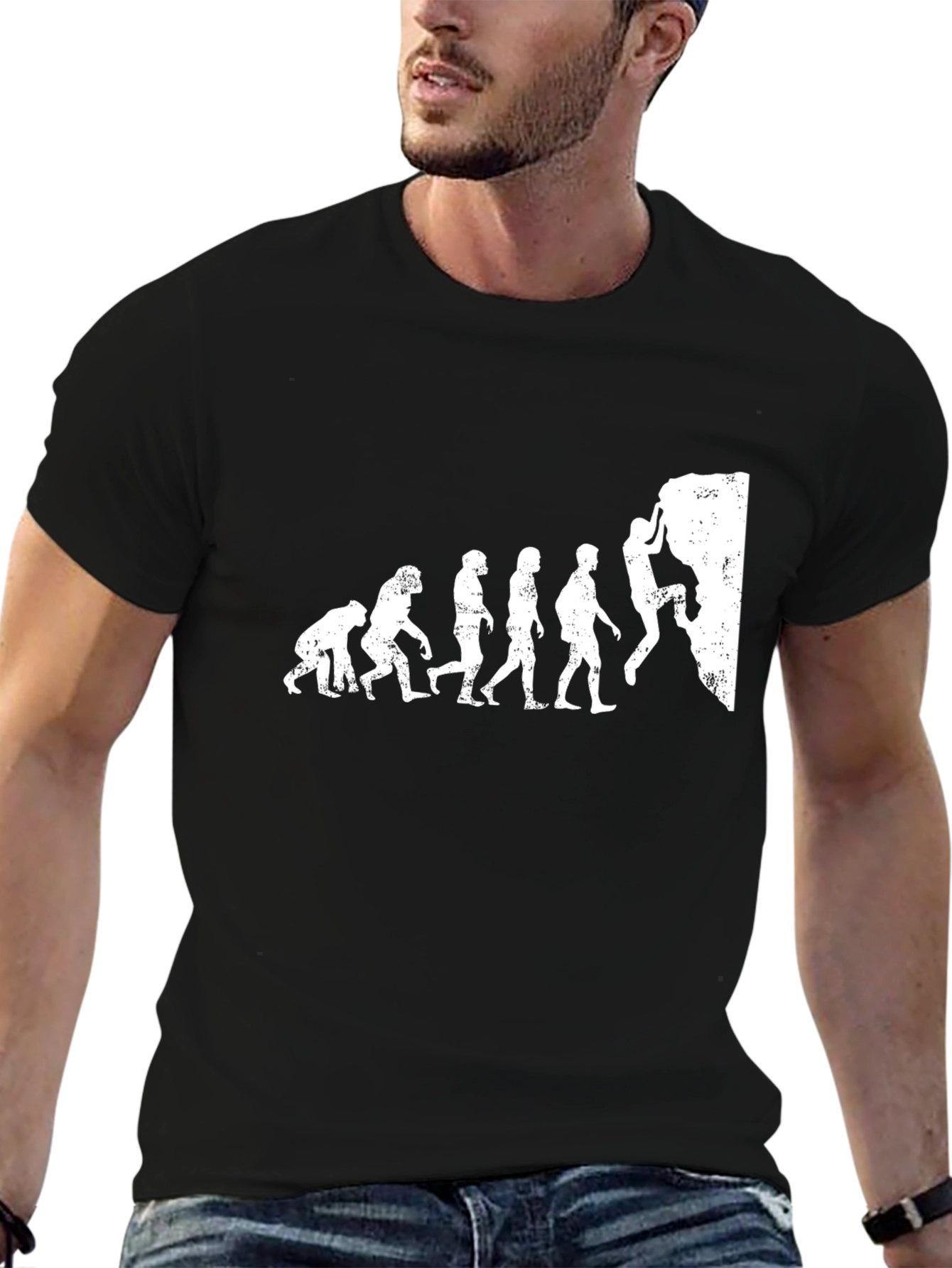 Evolution of Climbing T-Shirt | Rock Climbing Gift