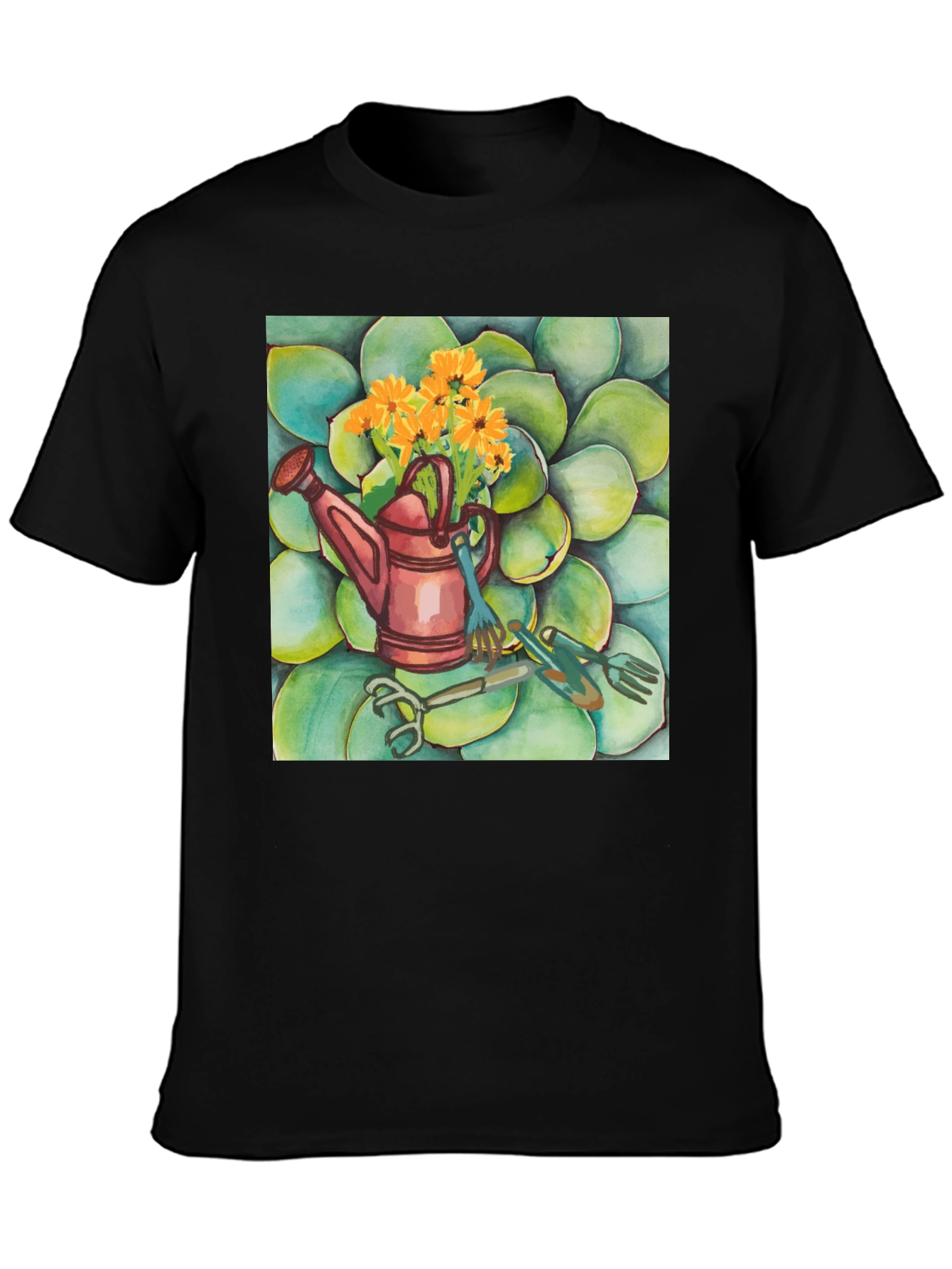 Gardening Theme Graphic Tee - Stylish & Comfortable