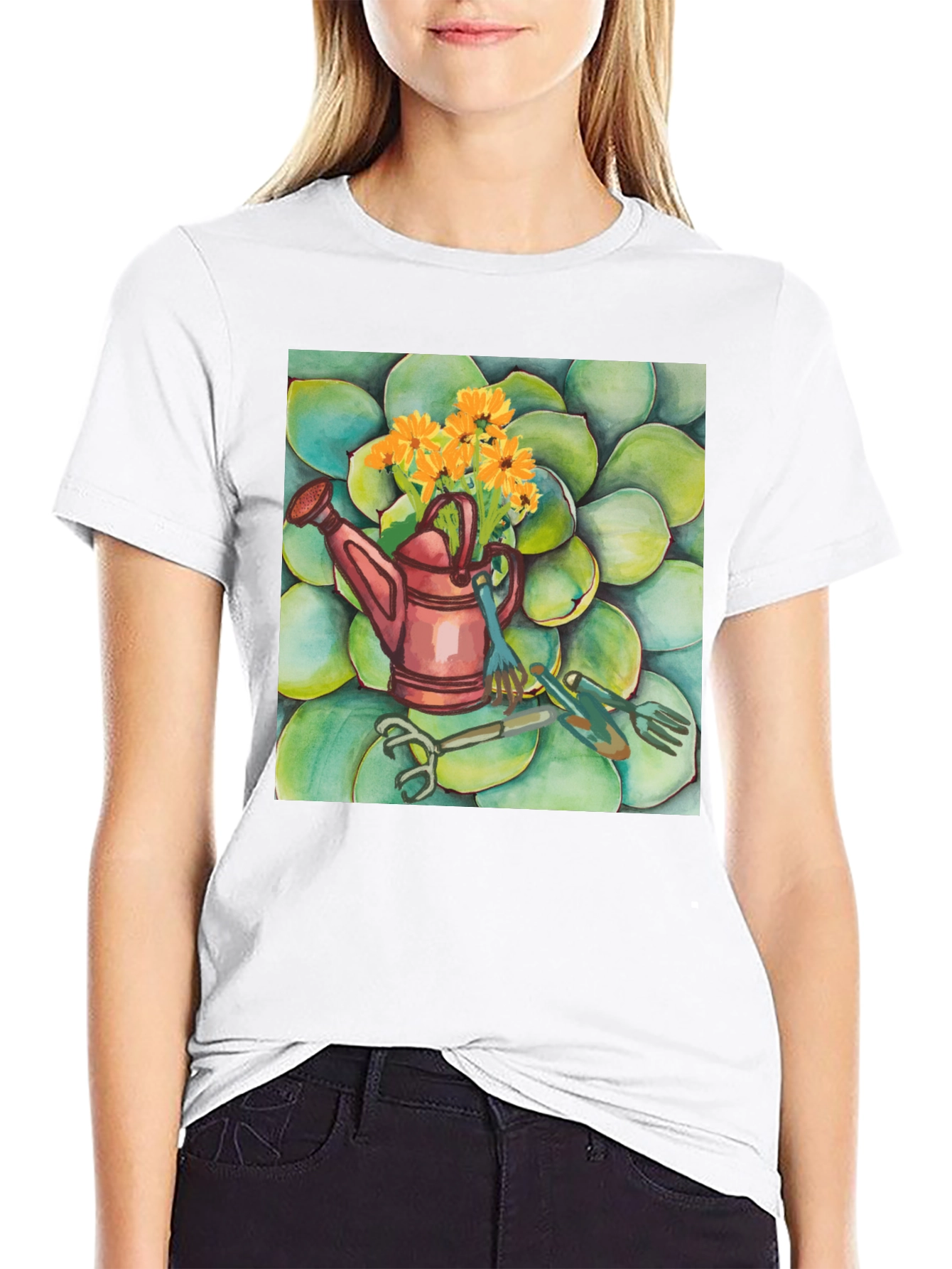 Gardening Theme Graphic Tee - Stylish & Comfortable