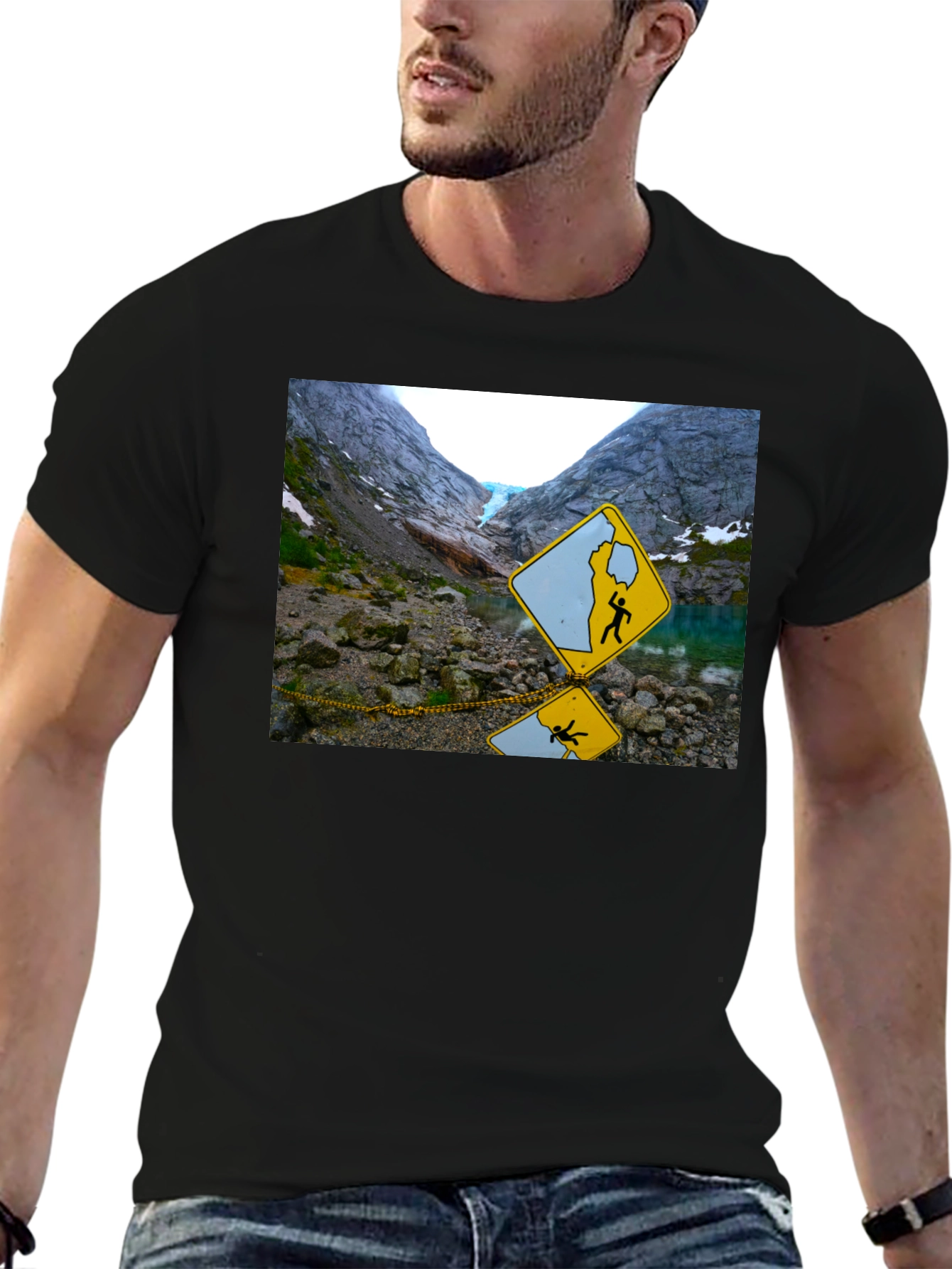 Warning Sign Graphic Tee