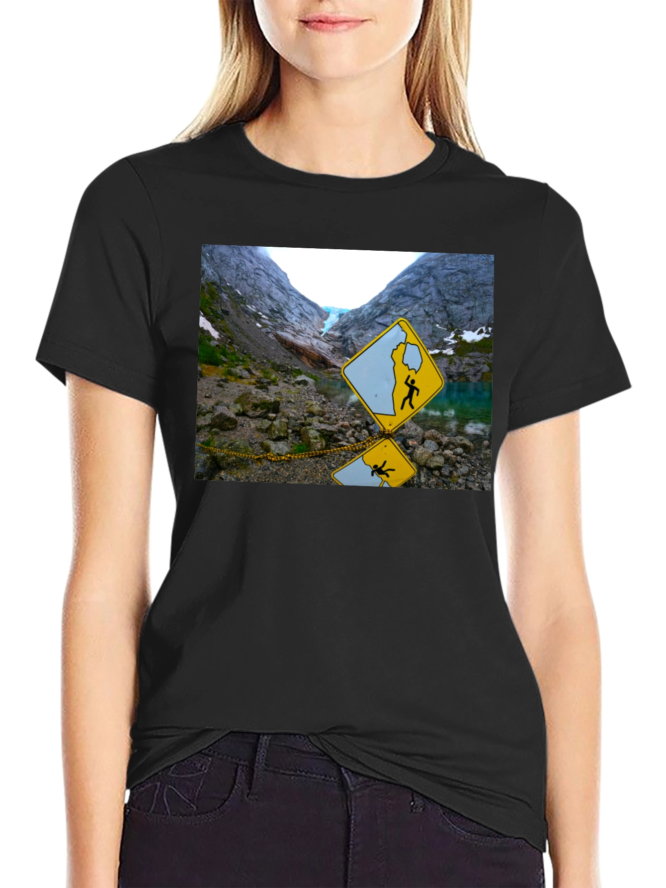 Warning Sign Graphic Tee