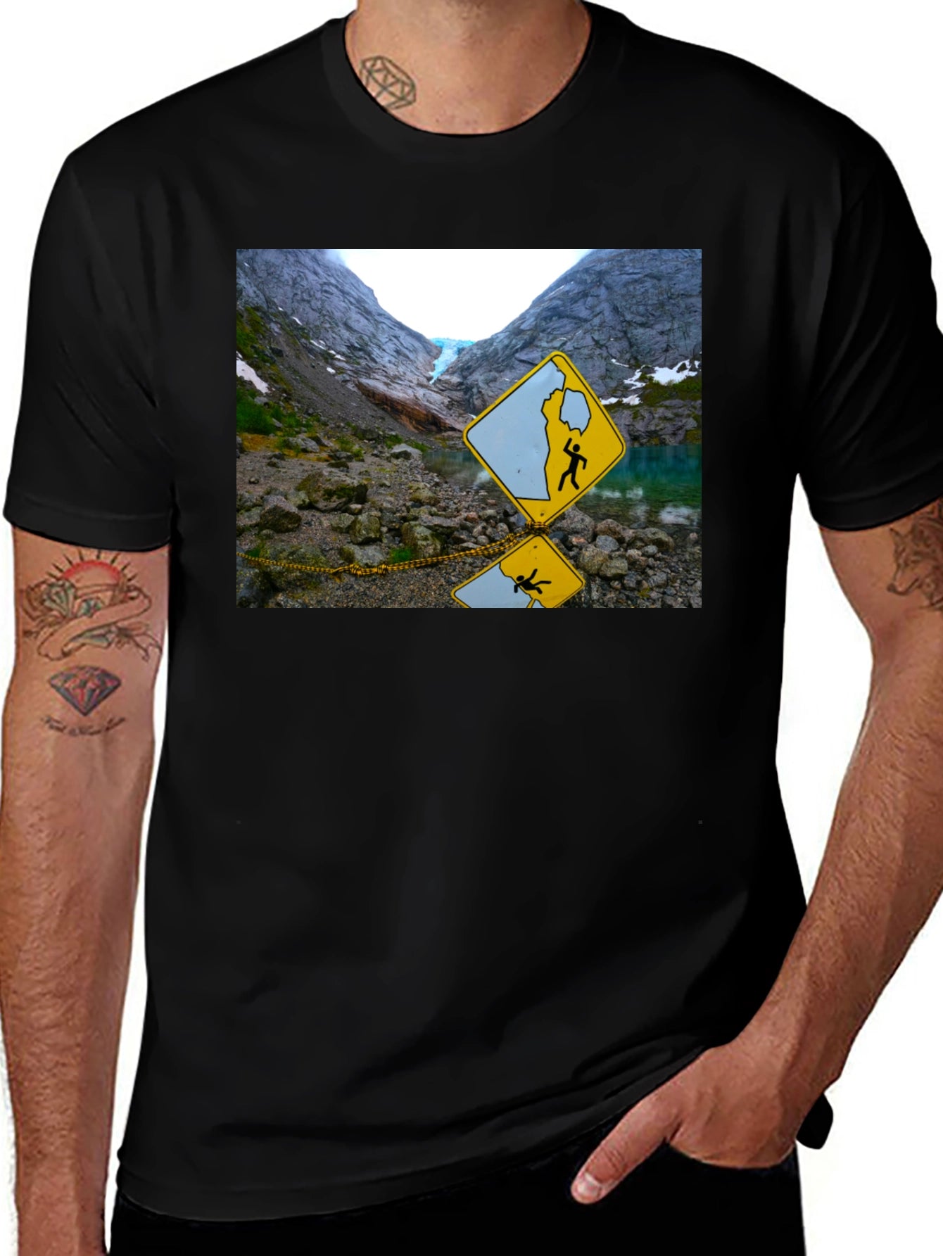 Warning Sign Graphic Tee
