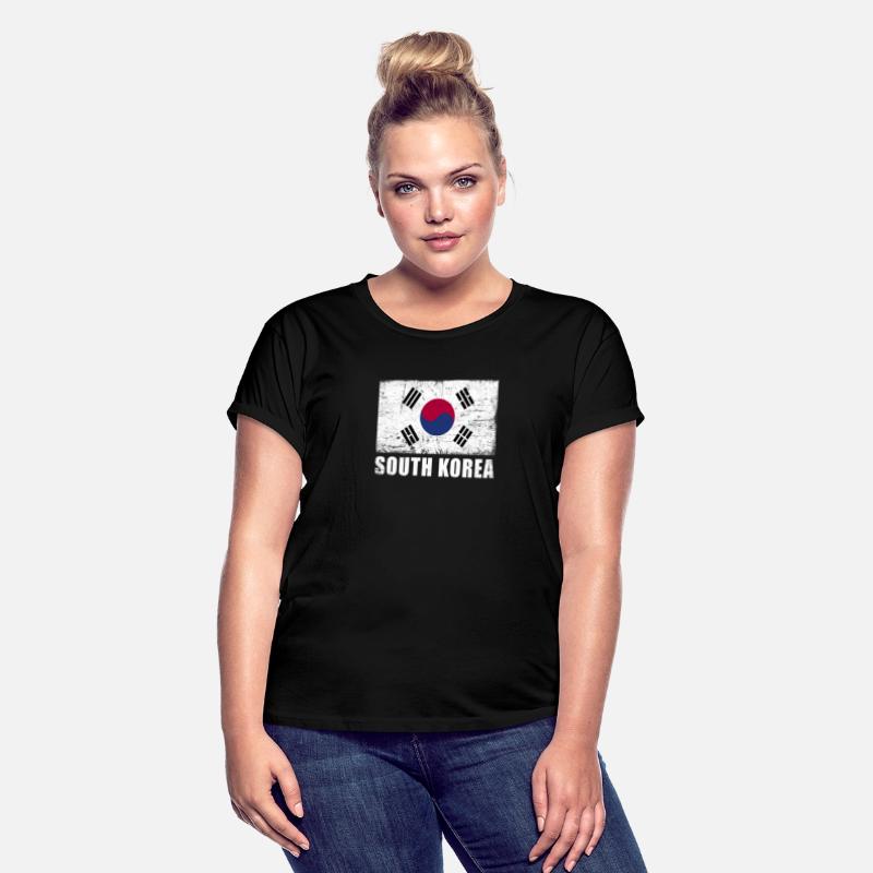 South Korea Flag Grunge Country Flag South Korea