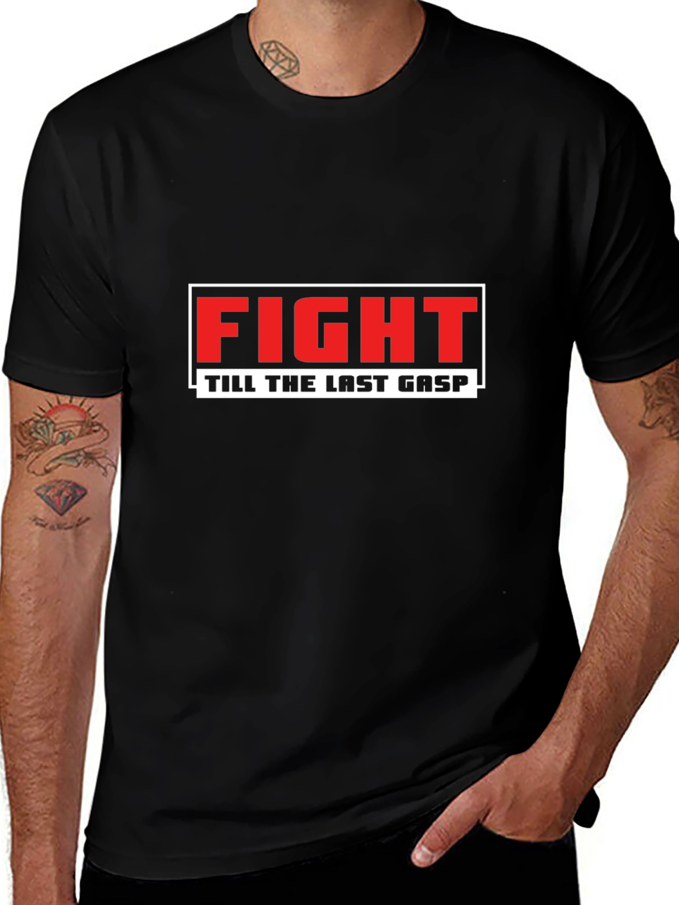 Fight Till The Last Gasp Graphic Tee