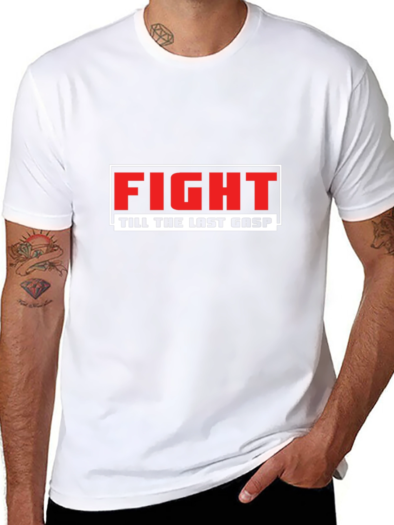 Fight Till The Last Gasp Graphic Tee