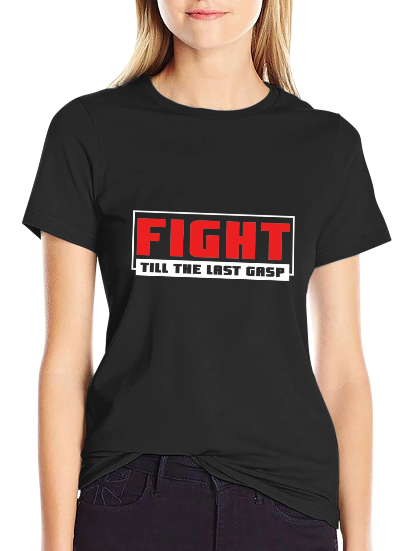 Fight Till The Last Gasp Graphic Tee