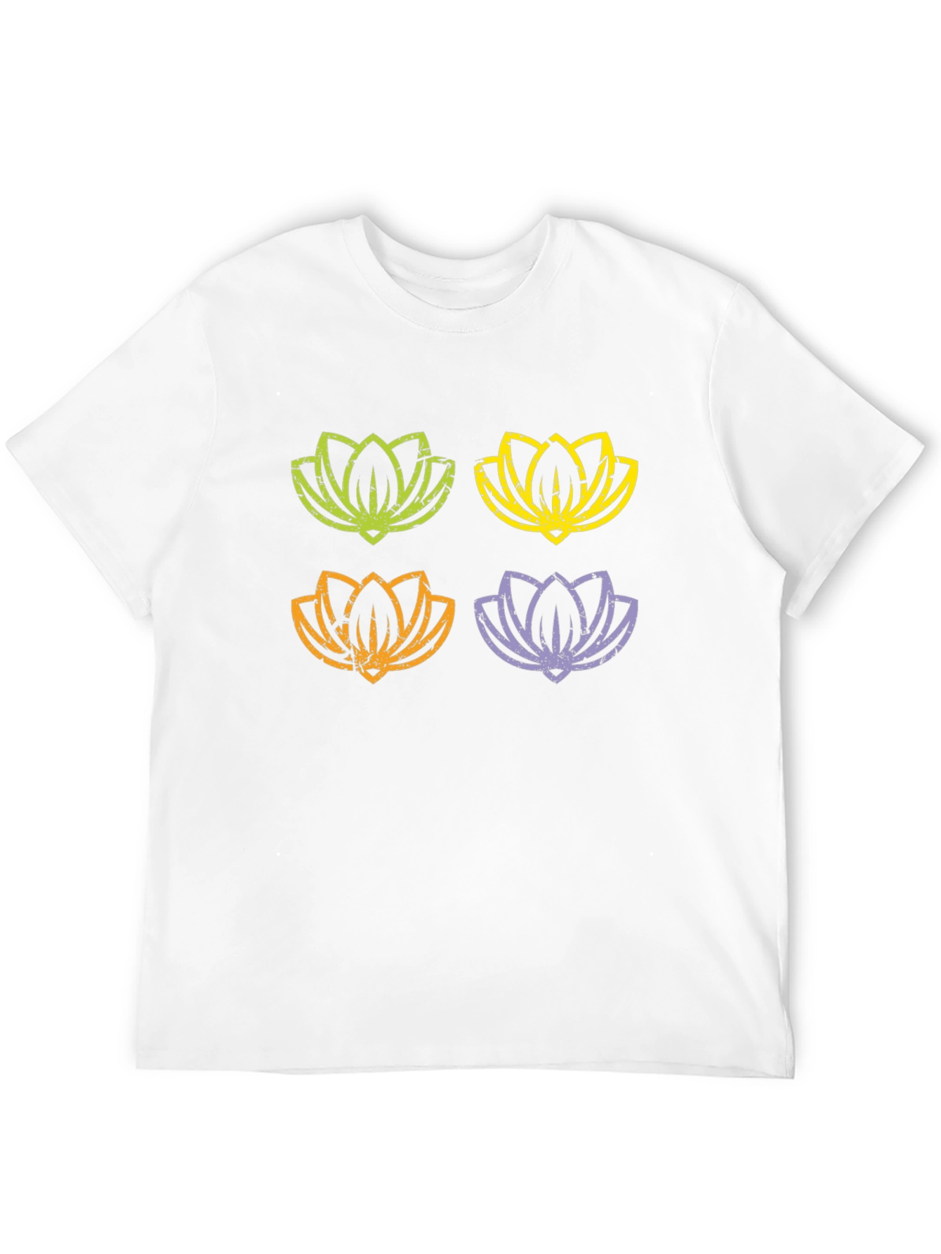 Lotus Flower T-Shirt - Black Graphic Tee