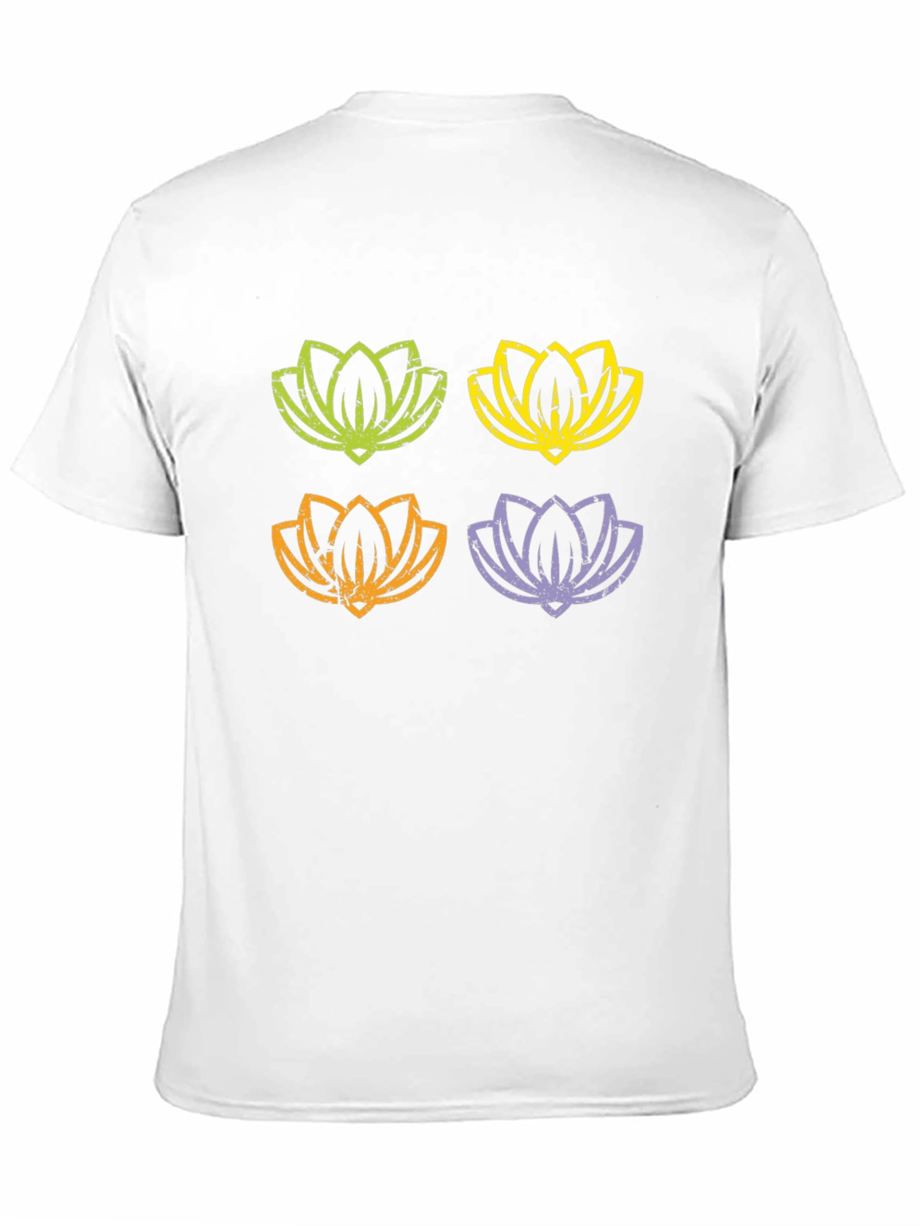 Lotus Flower T-Shirt - Black Graphic Tee