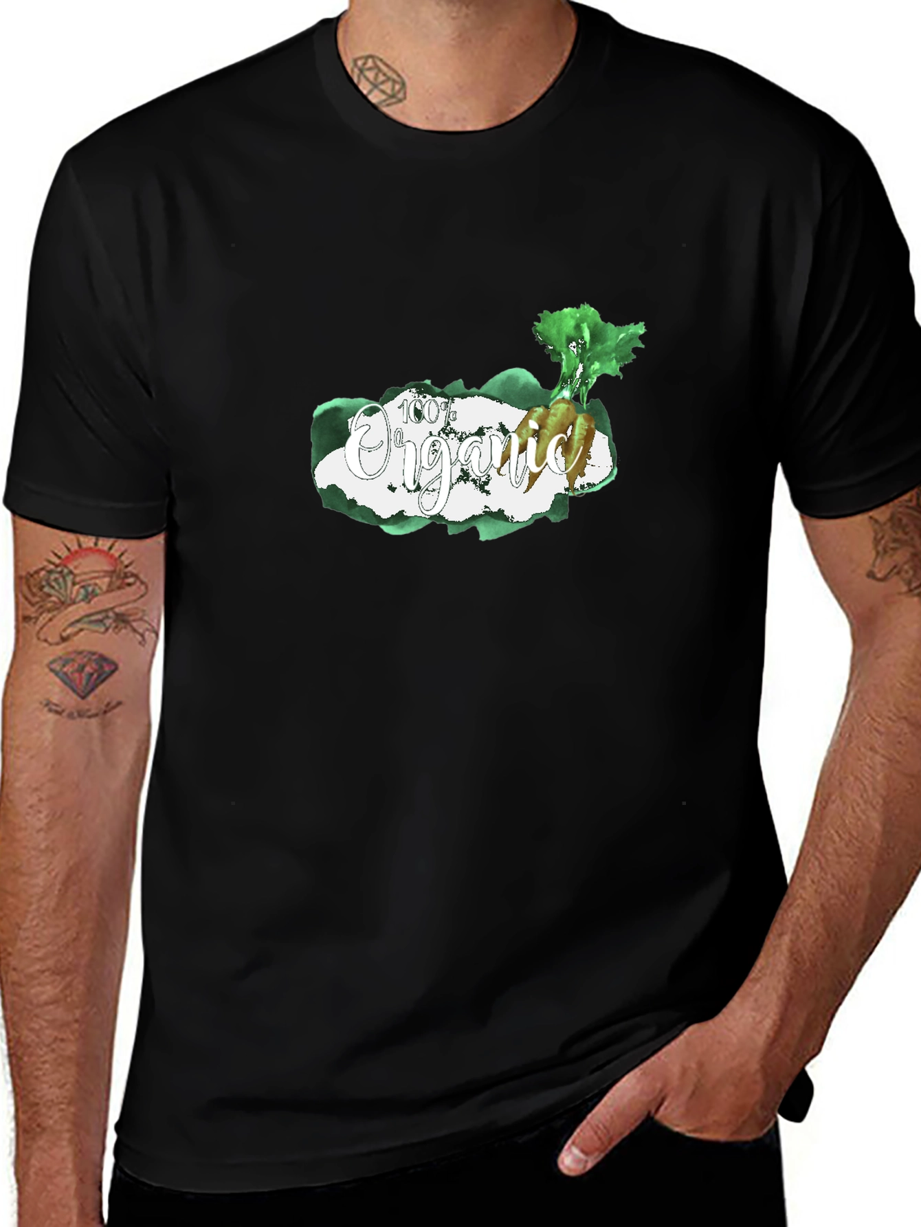 Organic Carrot T-Shirt - Fresh and Natural