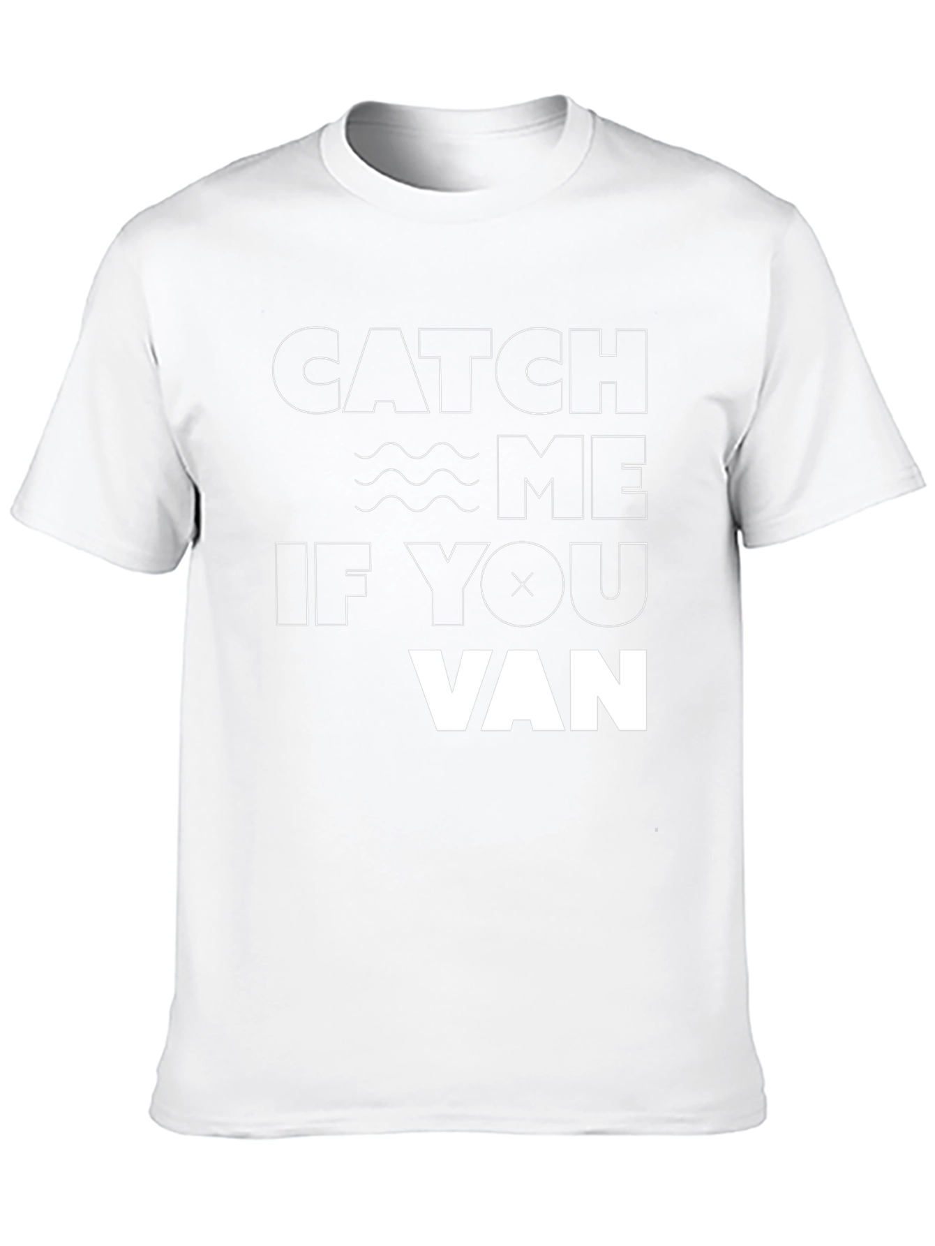 Catch Me If You Van T-Shirt - Black Tee