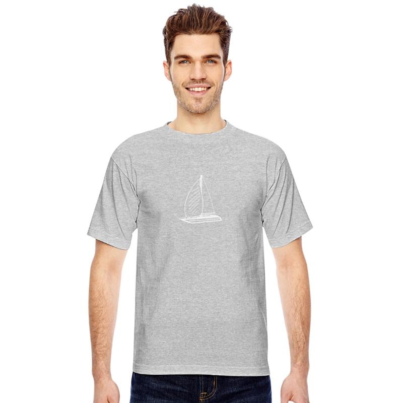 Sporty Sailing Boat With Sails
