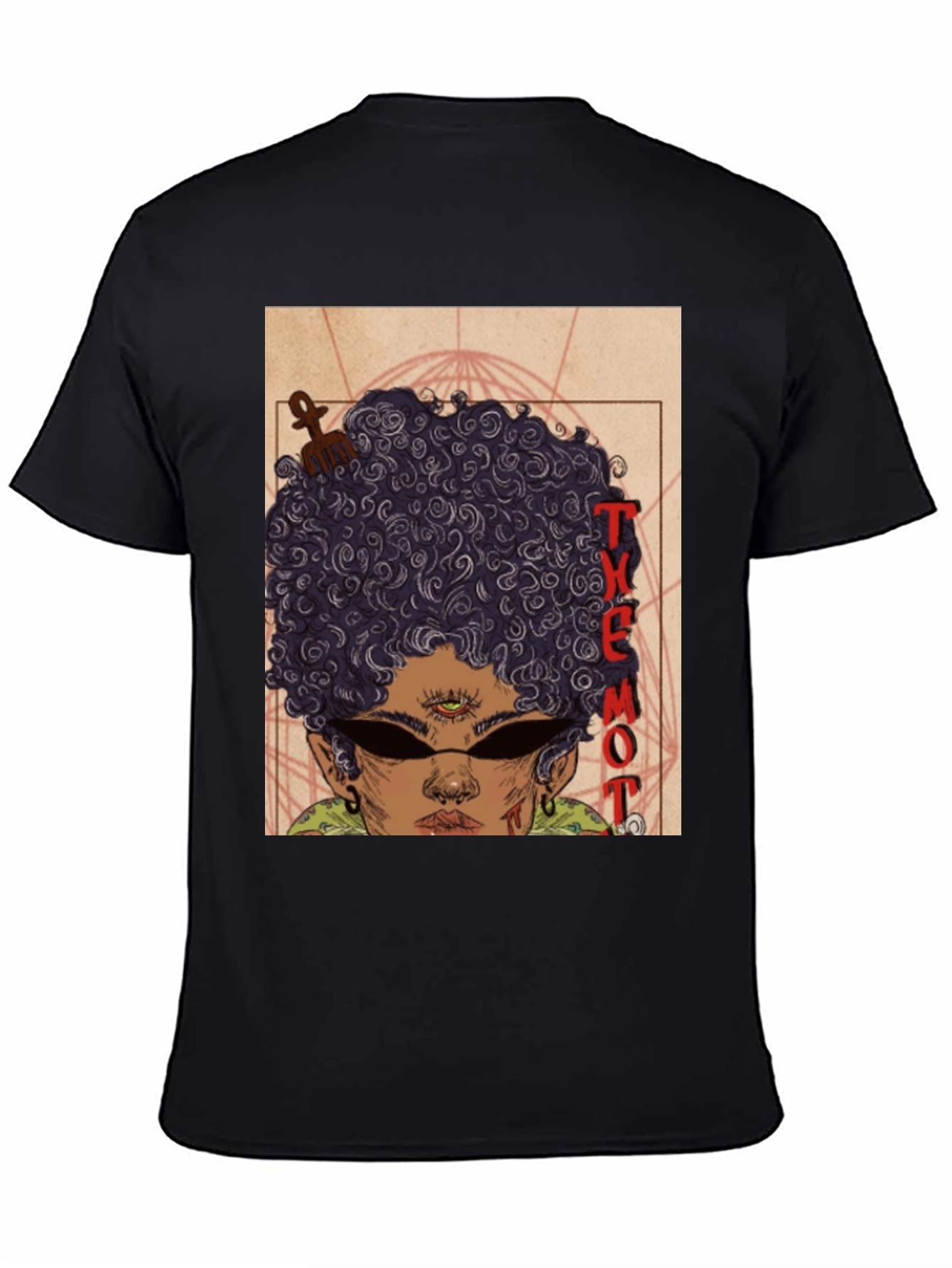 Themot T-Shirt Black Graphic Tee