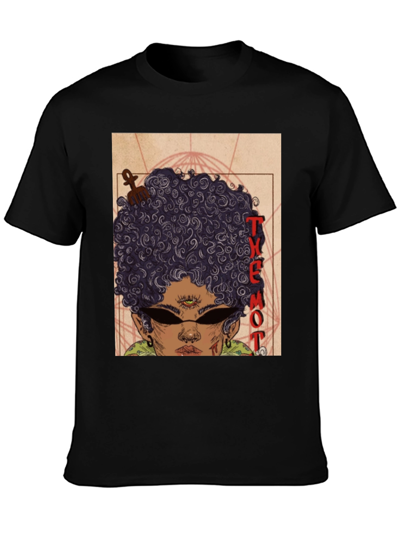 Themot T-Shirt Black Graphic Tee