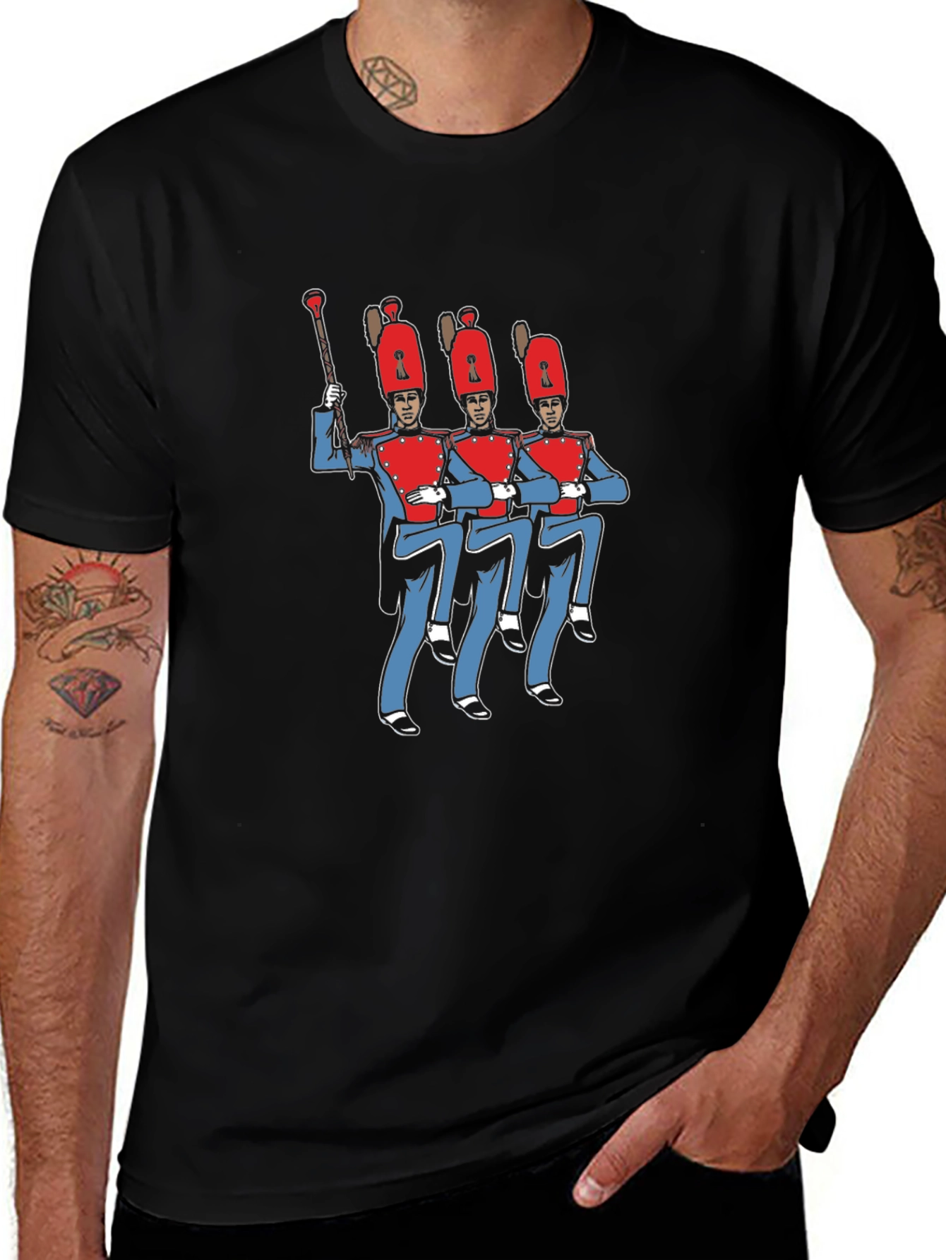 Marching Band Graphic Tee - Black T-Shirt