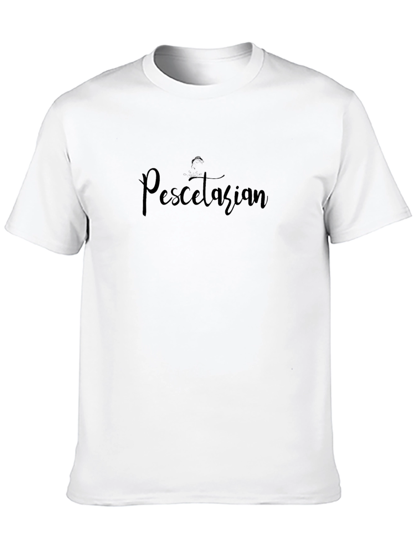Pescetarian Black T-Shirt - Casual & Comfortable