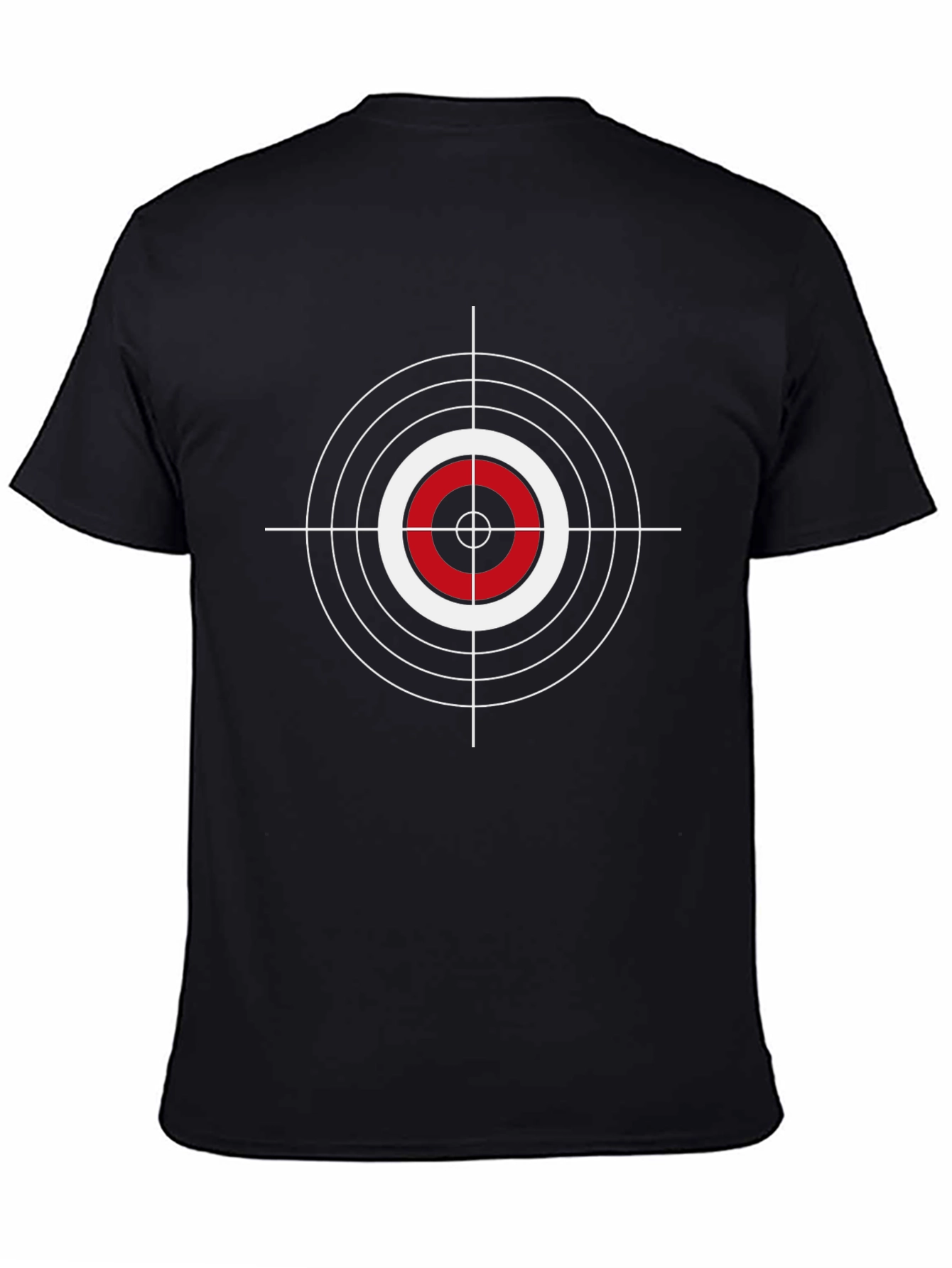 Target Graphic Tee - Bold Red and White Design