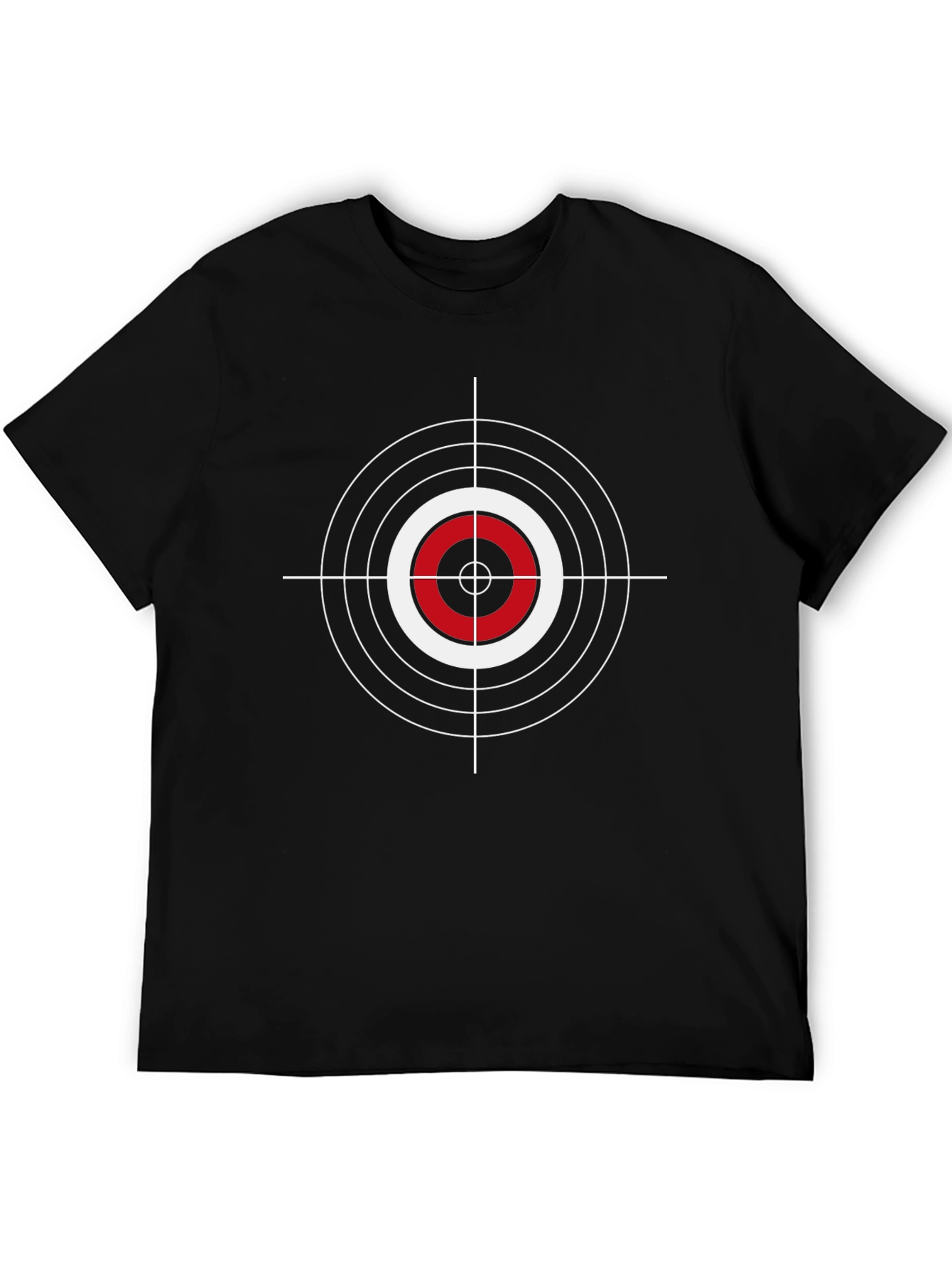 Target Graphic Tee - Bold Red and White Design