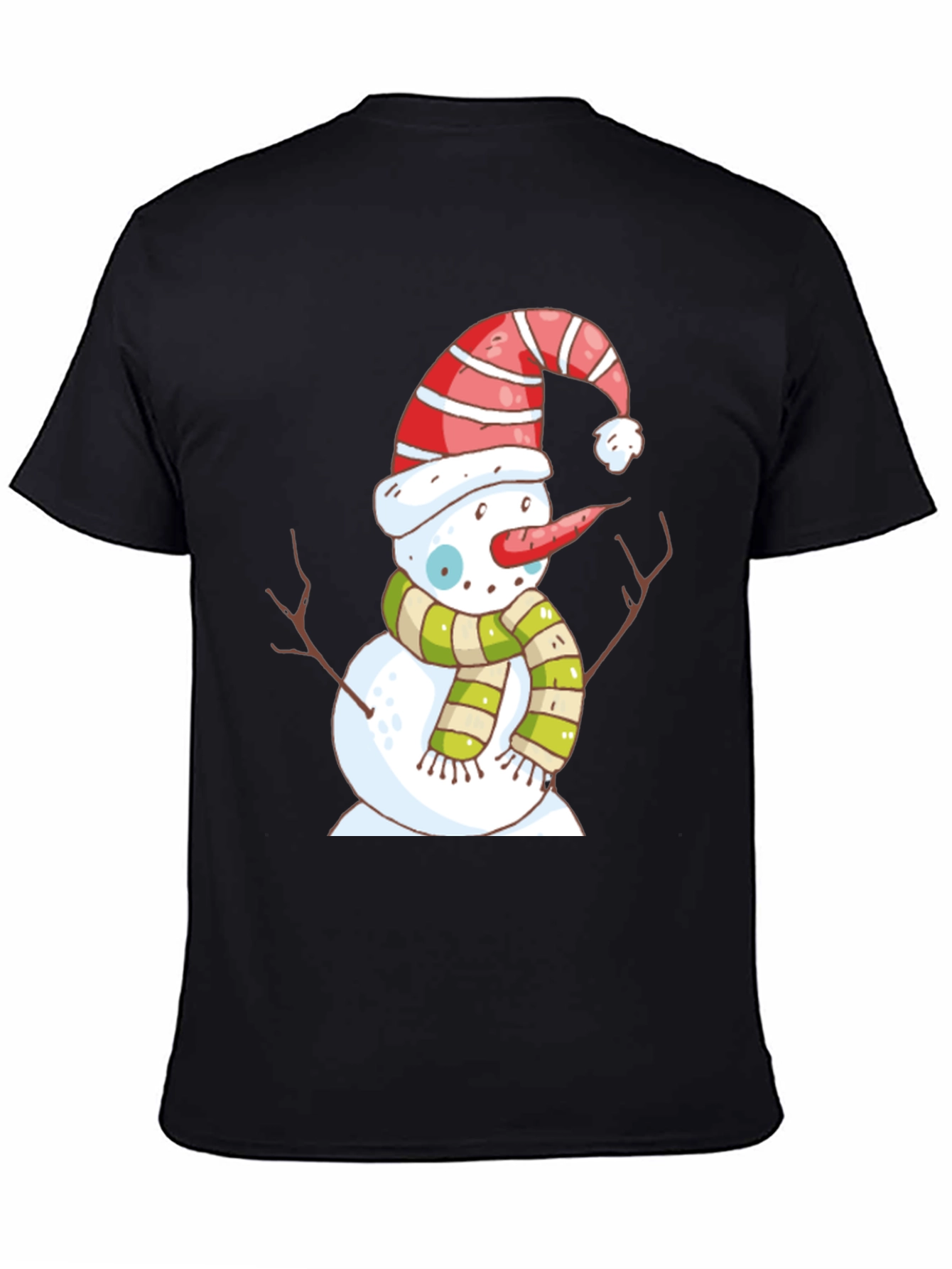 Snowman Graphic Tee - Holiday Festive Shirt