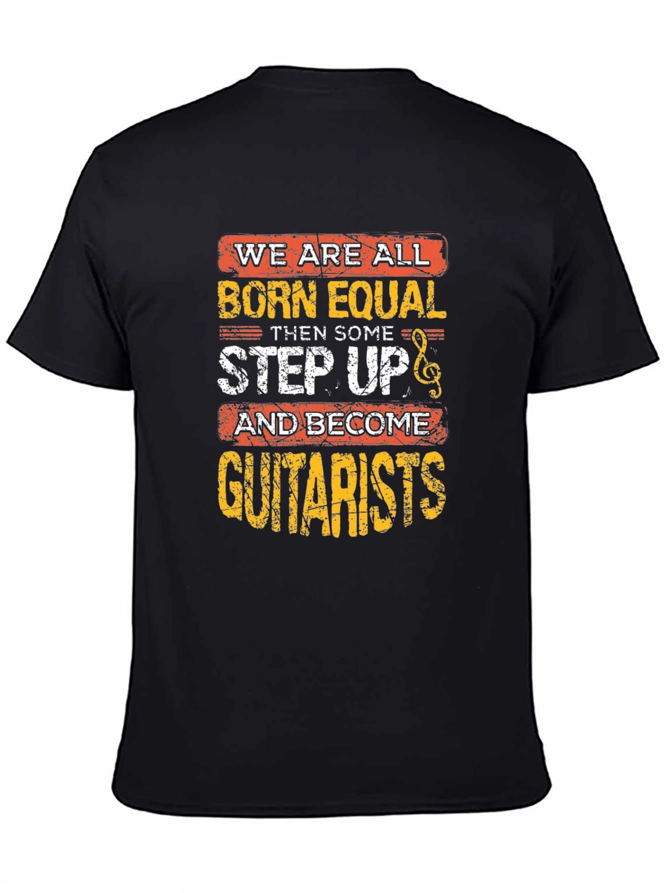 Born Equal Guitarist Black T-Shirt