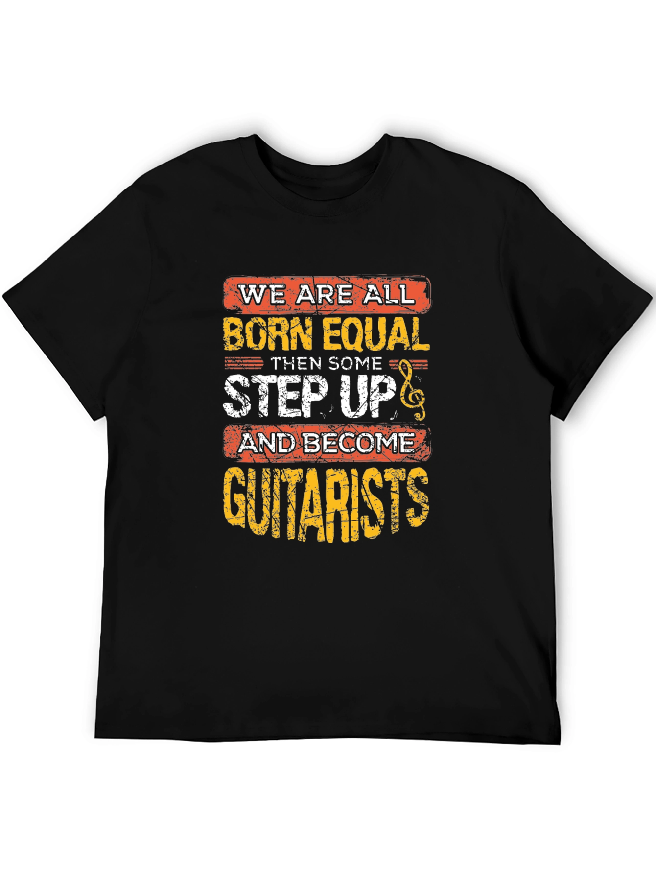 Born Equal Guitarist Black T-Shirt