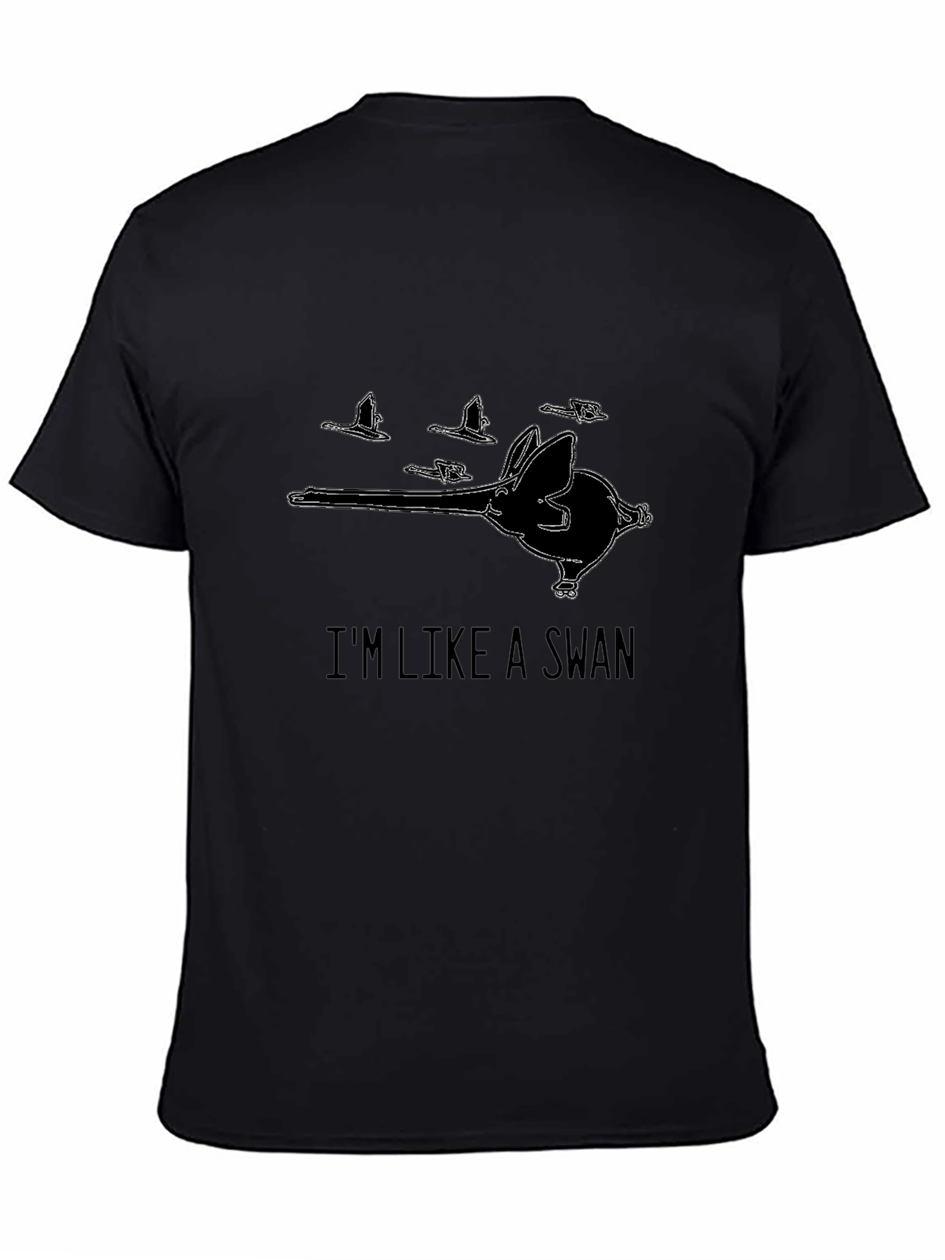 Im Like a Swan Funny Graphic Tee