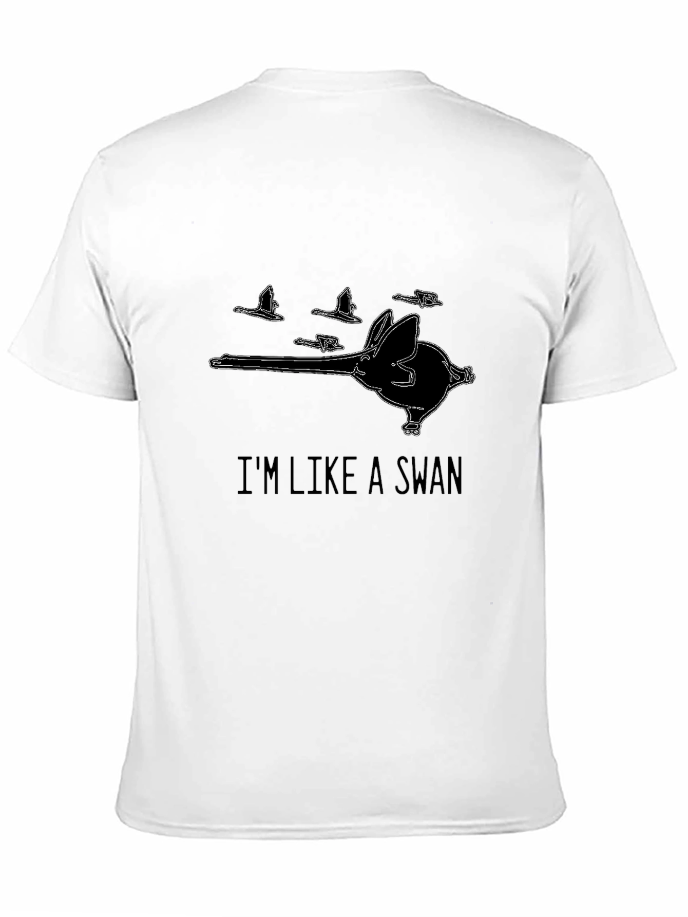 Im Like a Swan Funny Graphic Tee