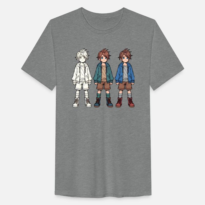 Stylish Anime Boy Character Design – Casual Outfit
