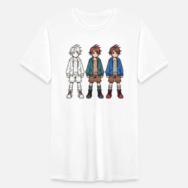 Stylish Anime Boy Character Design – Casual Outfit