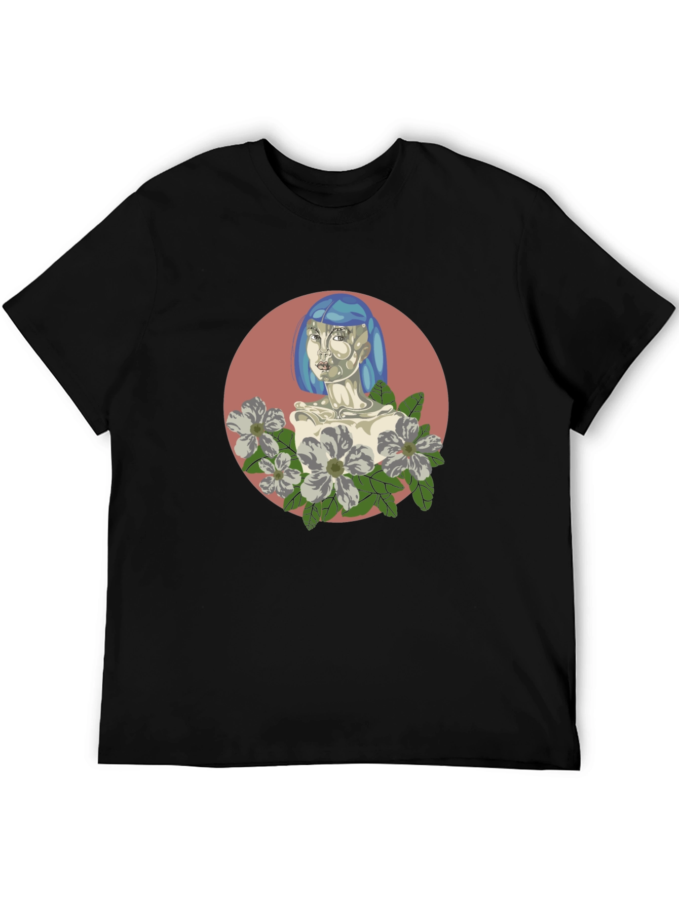 Artistic Woman Portrait Graphic T-Shirt
