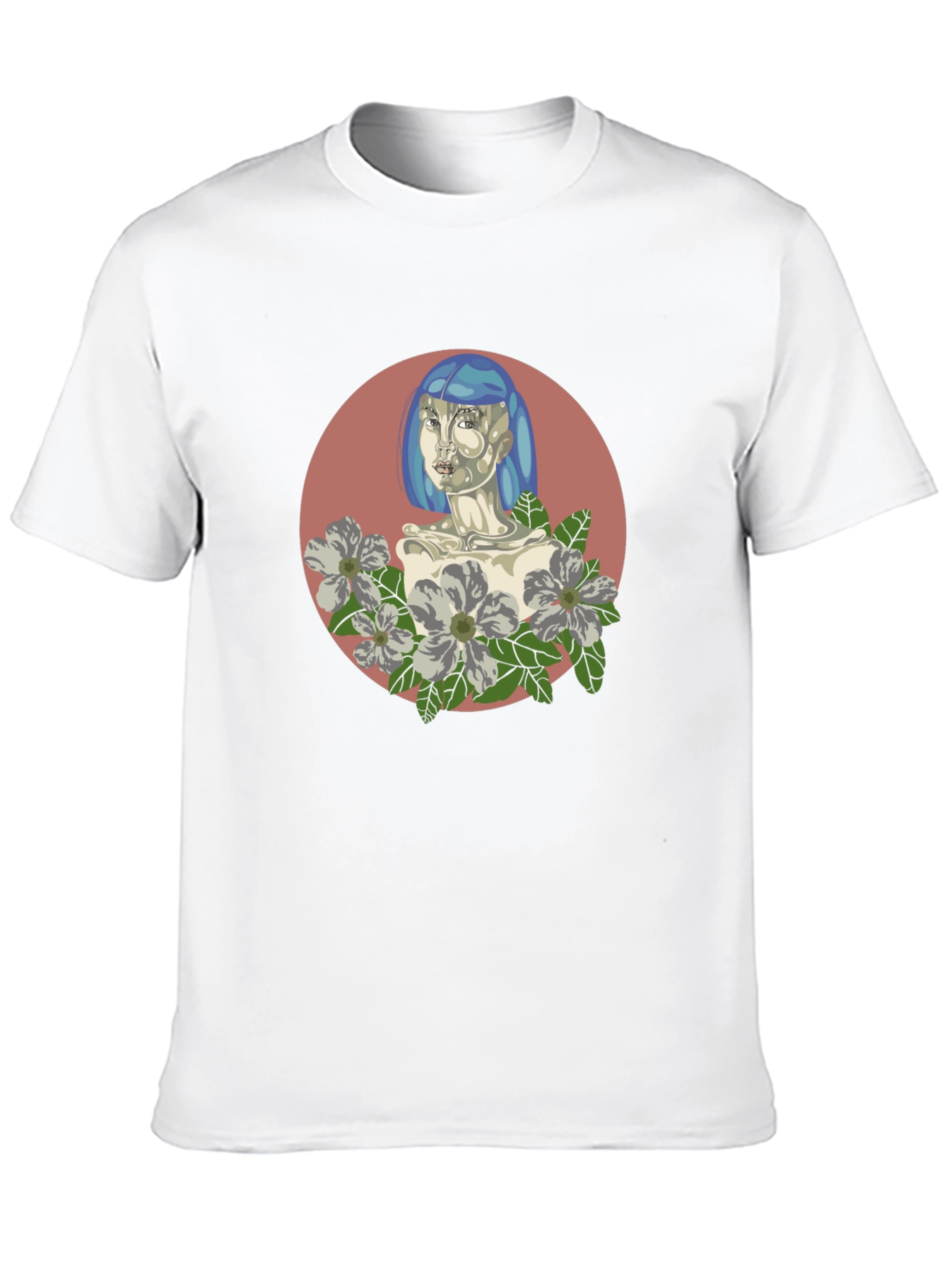 Artistic Woman Portrait Graphic T-Shirt
