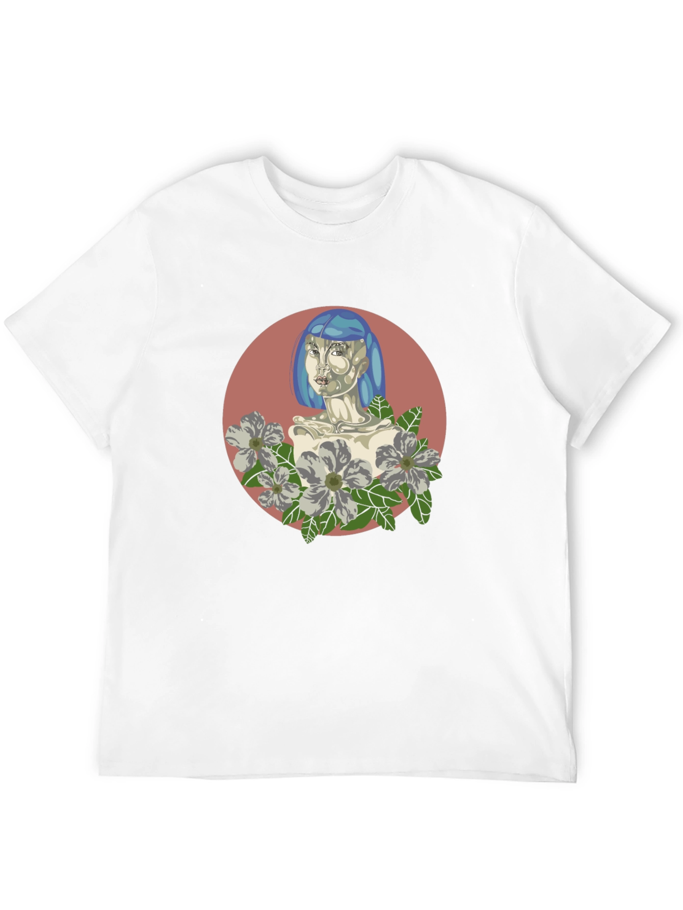 Artistic Woman Portrait Graphic T-Shirt