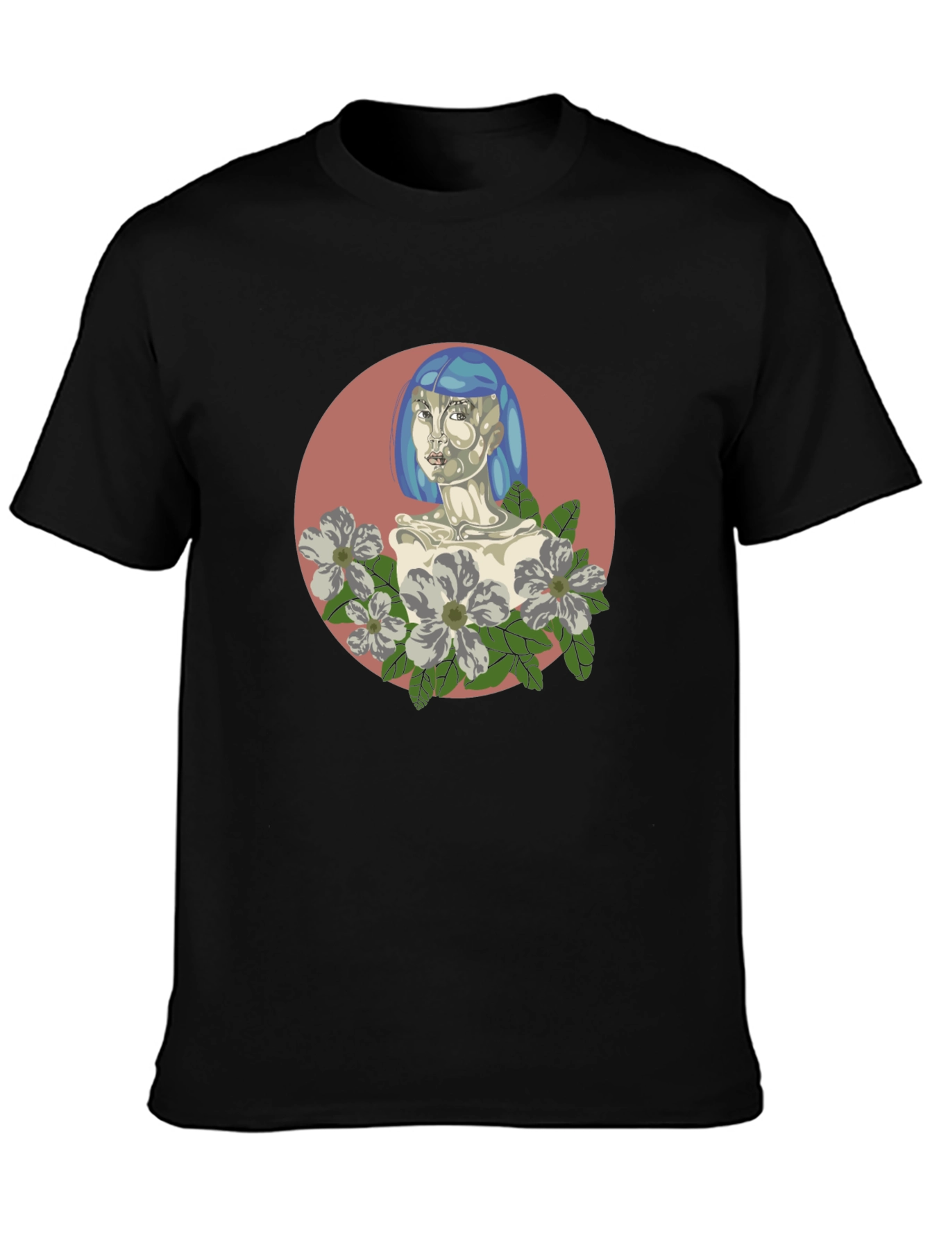 Artistic Woman Portrait Graphic T-Shirt