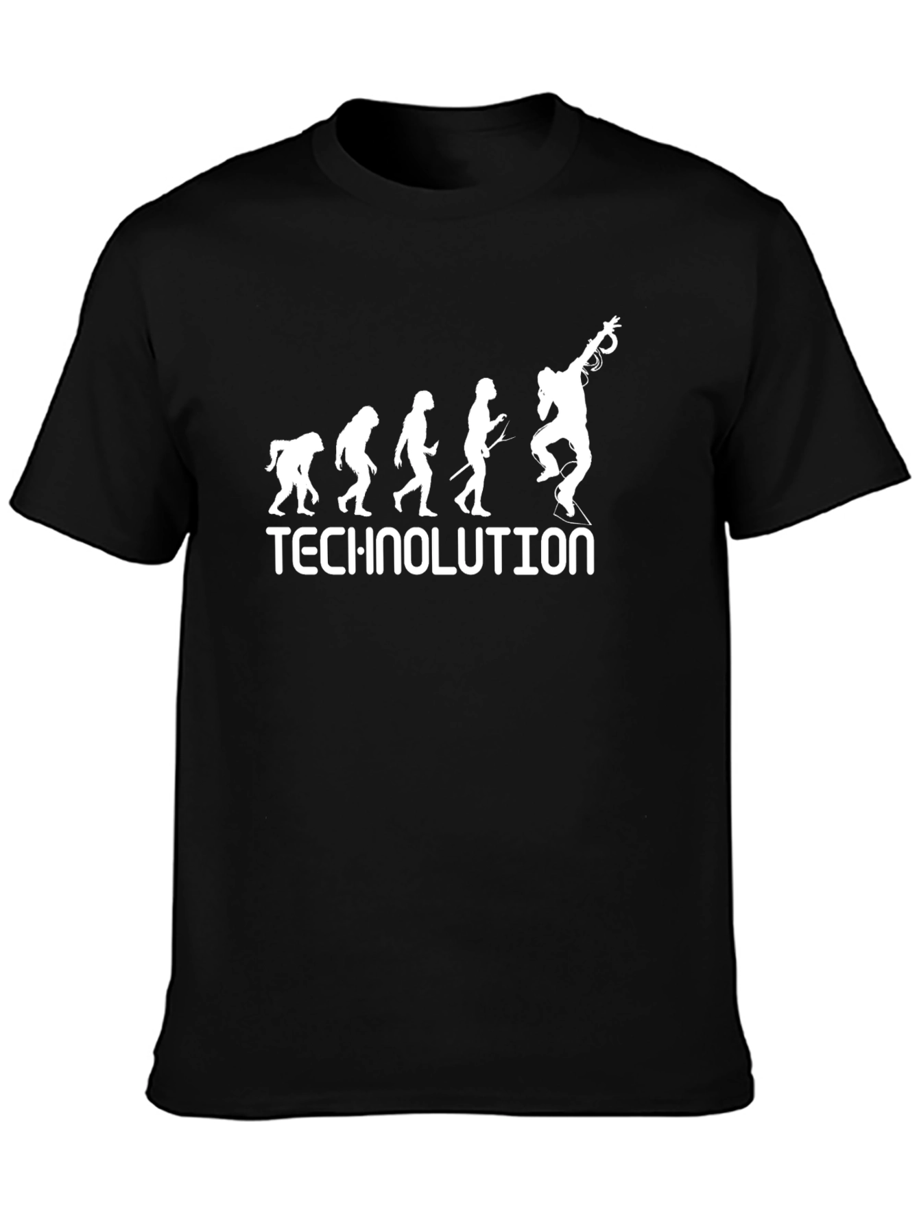 Tech Evolution T-Shirt - Fun & Geeky Design