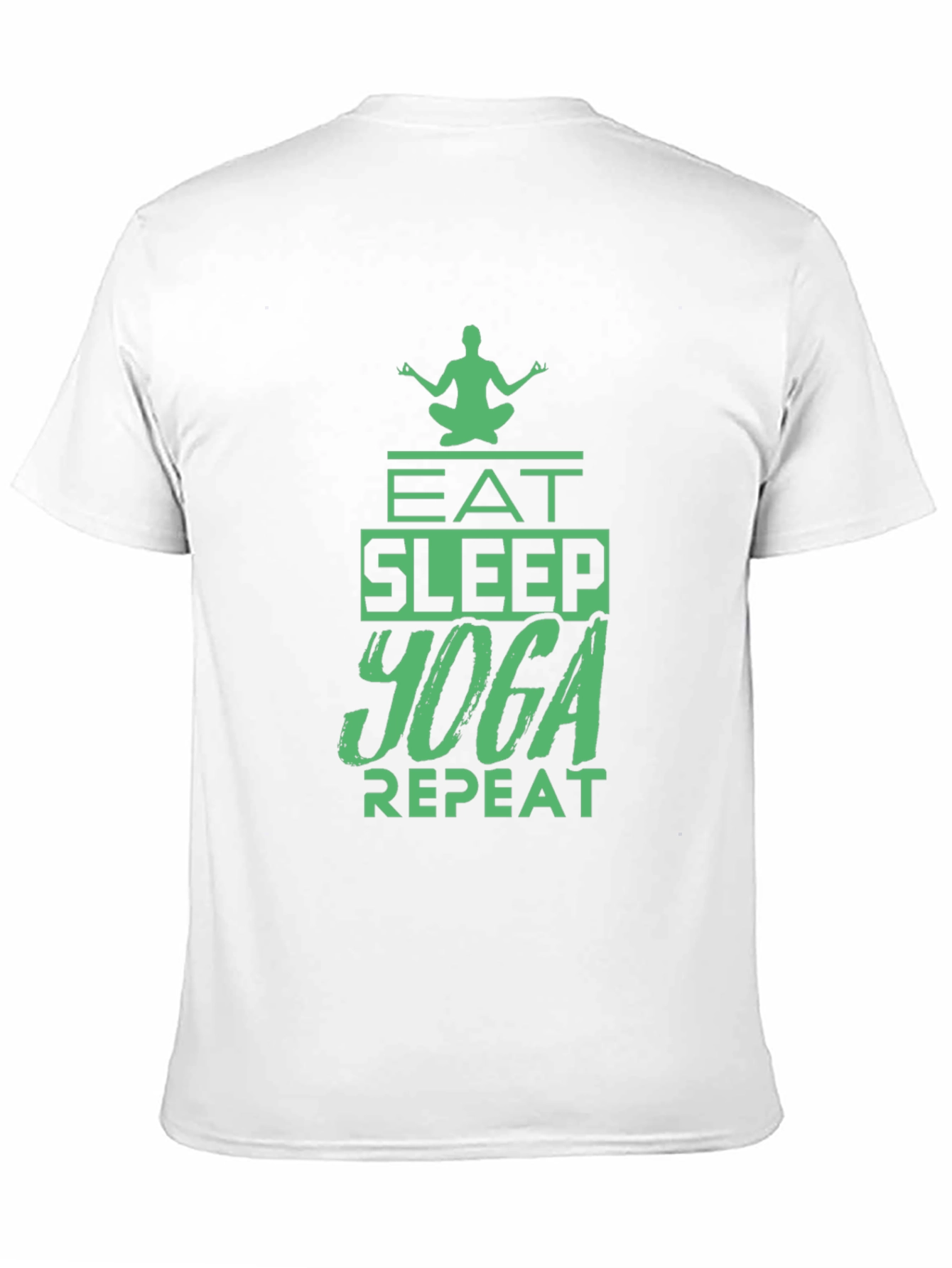 Eat Sleep Yoga Repeat Graphic Tee
