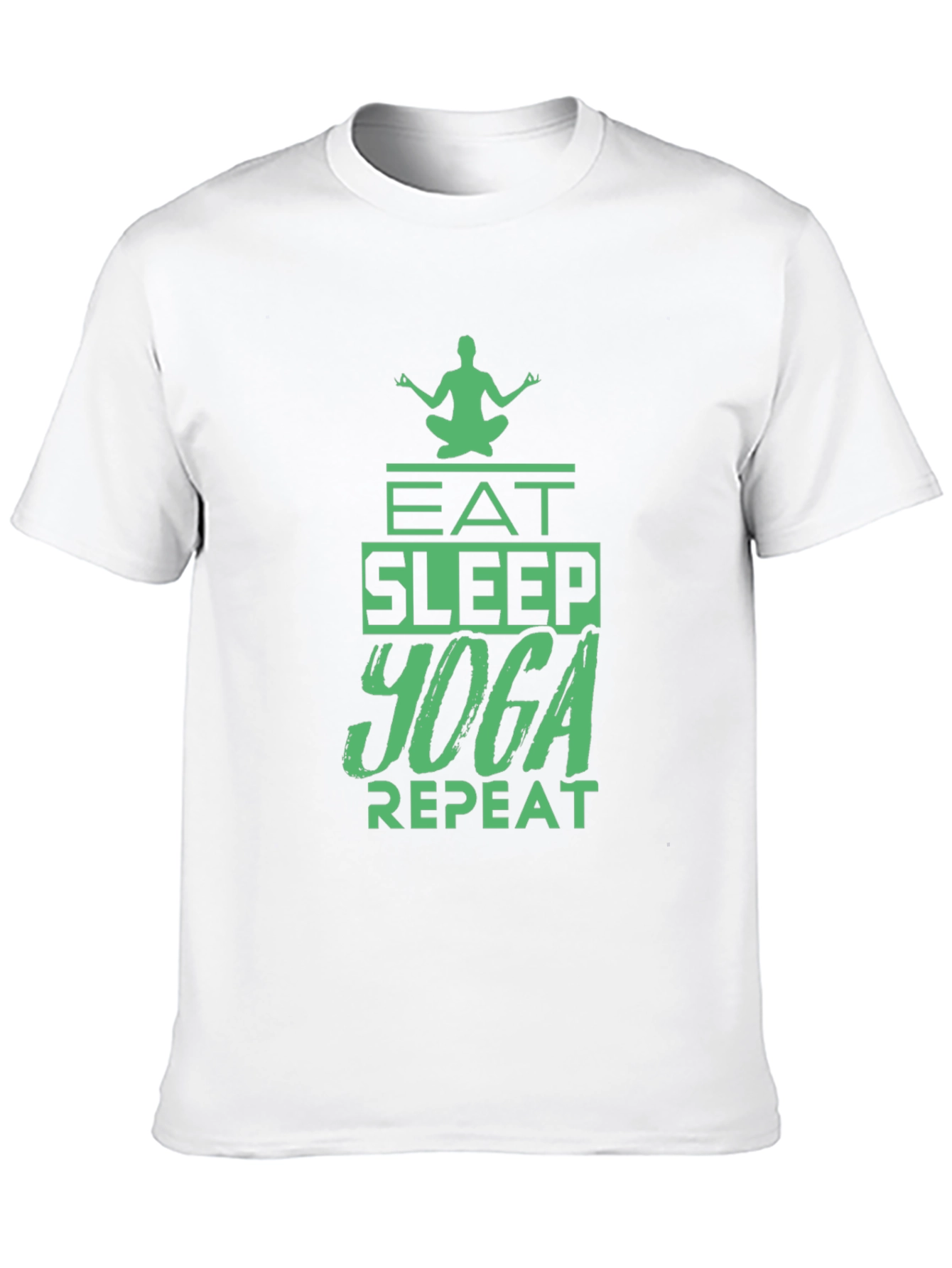 Eat Sleep Yoga Repeat Graphic Tee